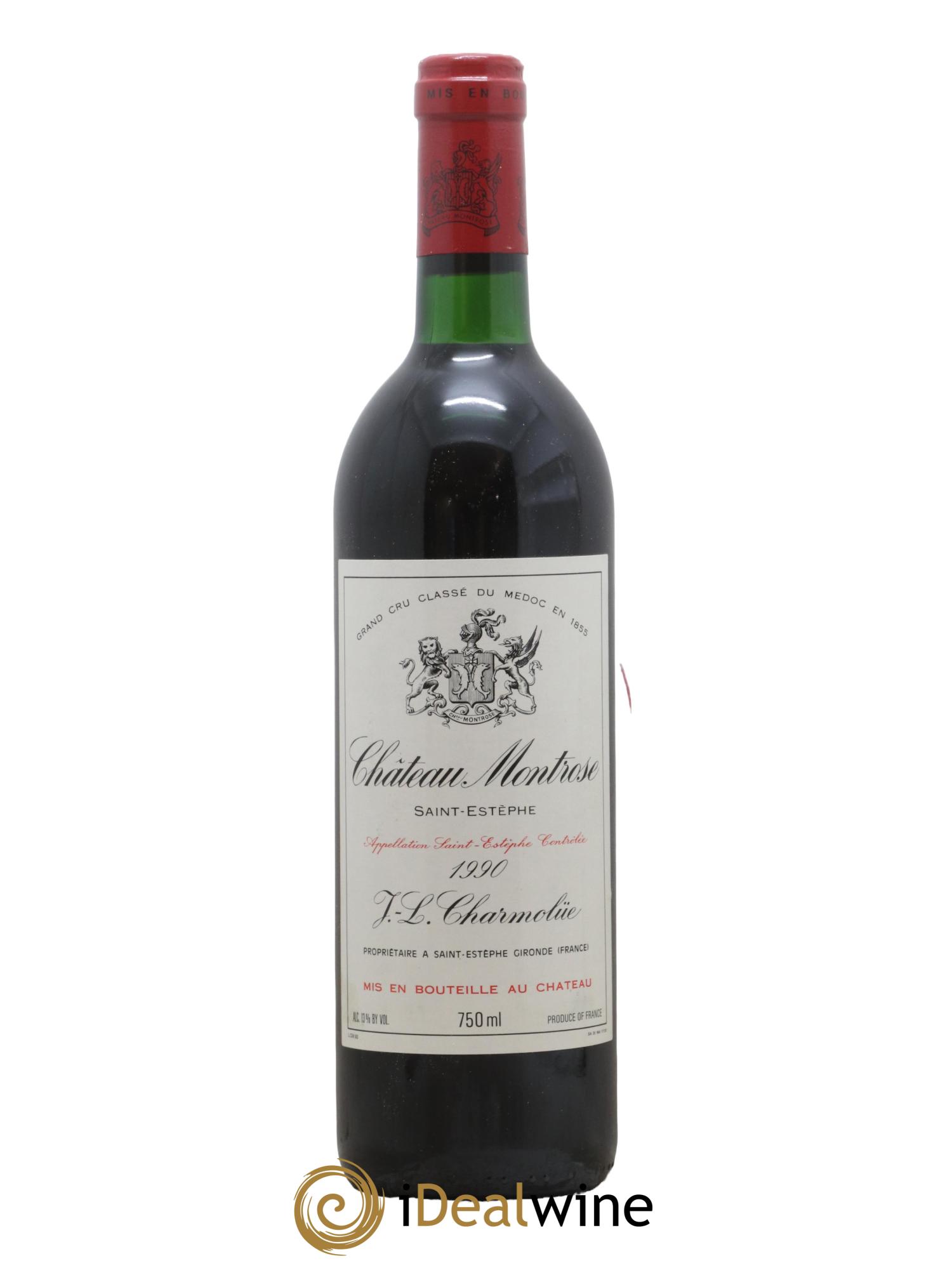 Château Montrose 2ème Grand Cru Classé 1990 - Lot de 1 bouteille - 0