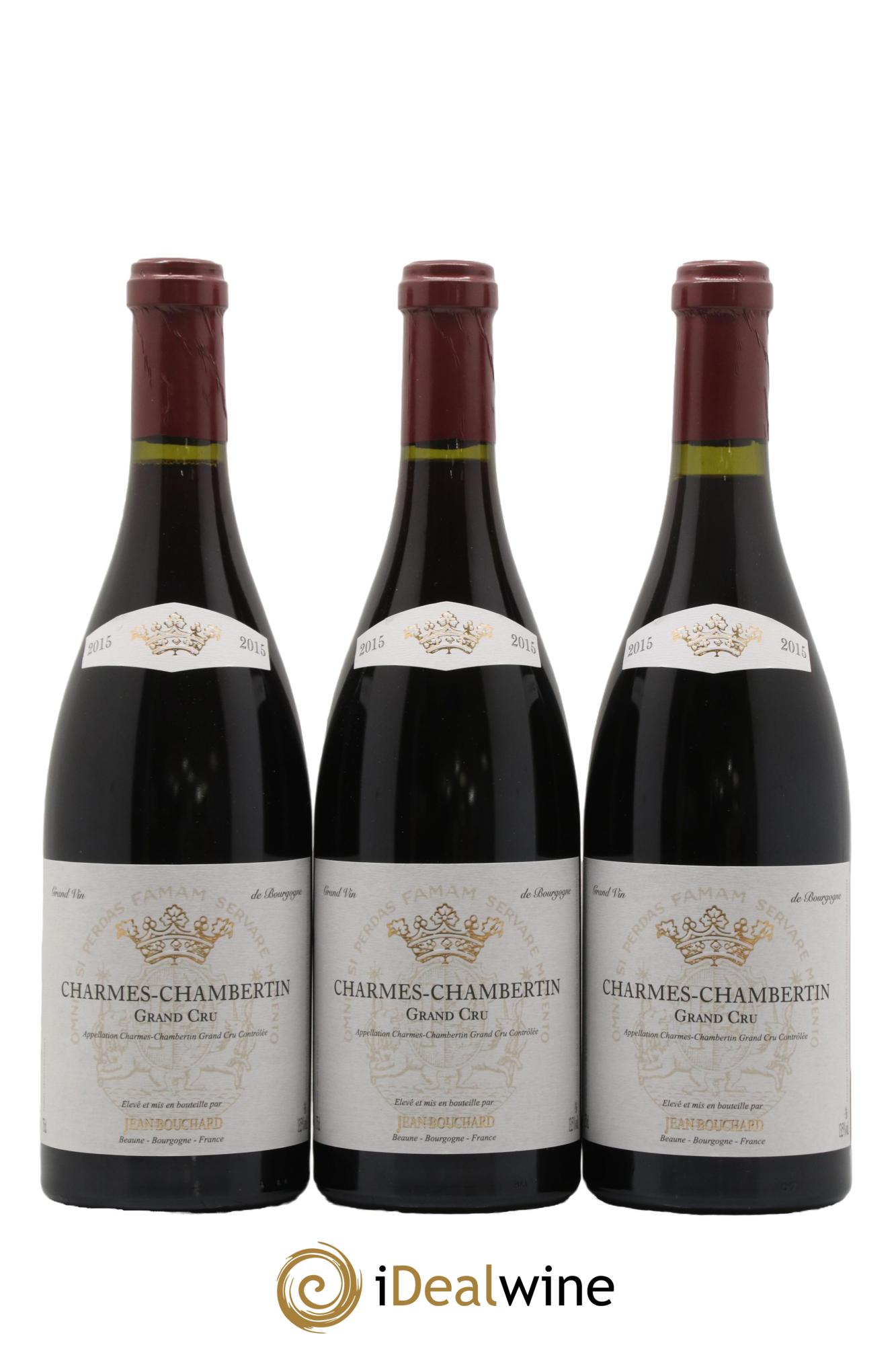 Charmes-Chambertin Grand Cru Jean Bouchard Jean Bouchard 2015 - Lot de 6 bouteilles - 1