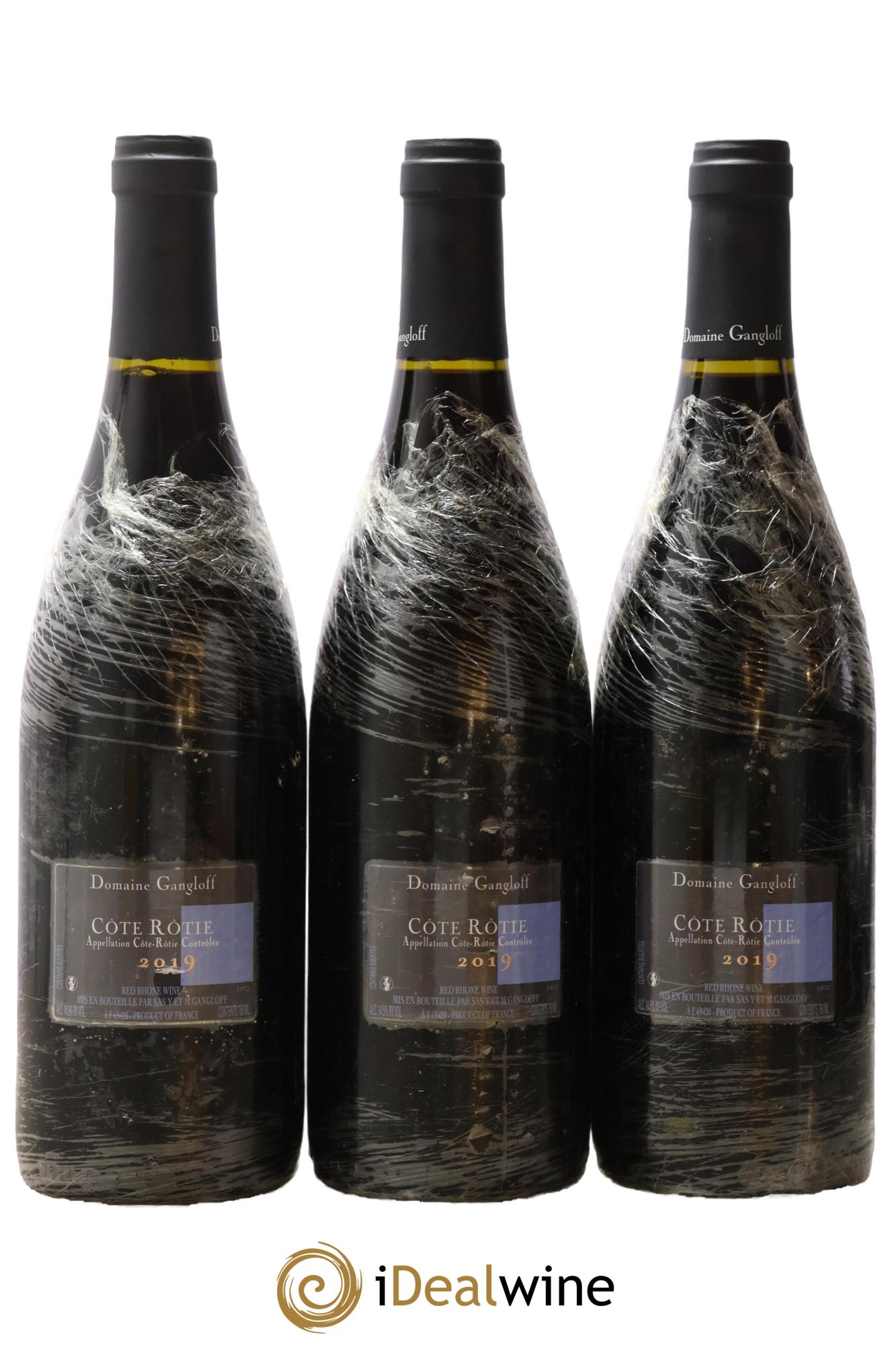Côte-Rôtie La Barbarine Gangloff (Domaine) 2019 - Lot of 3 bottles - 1