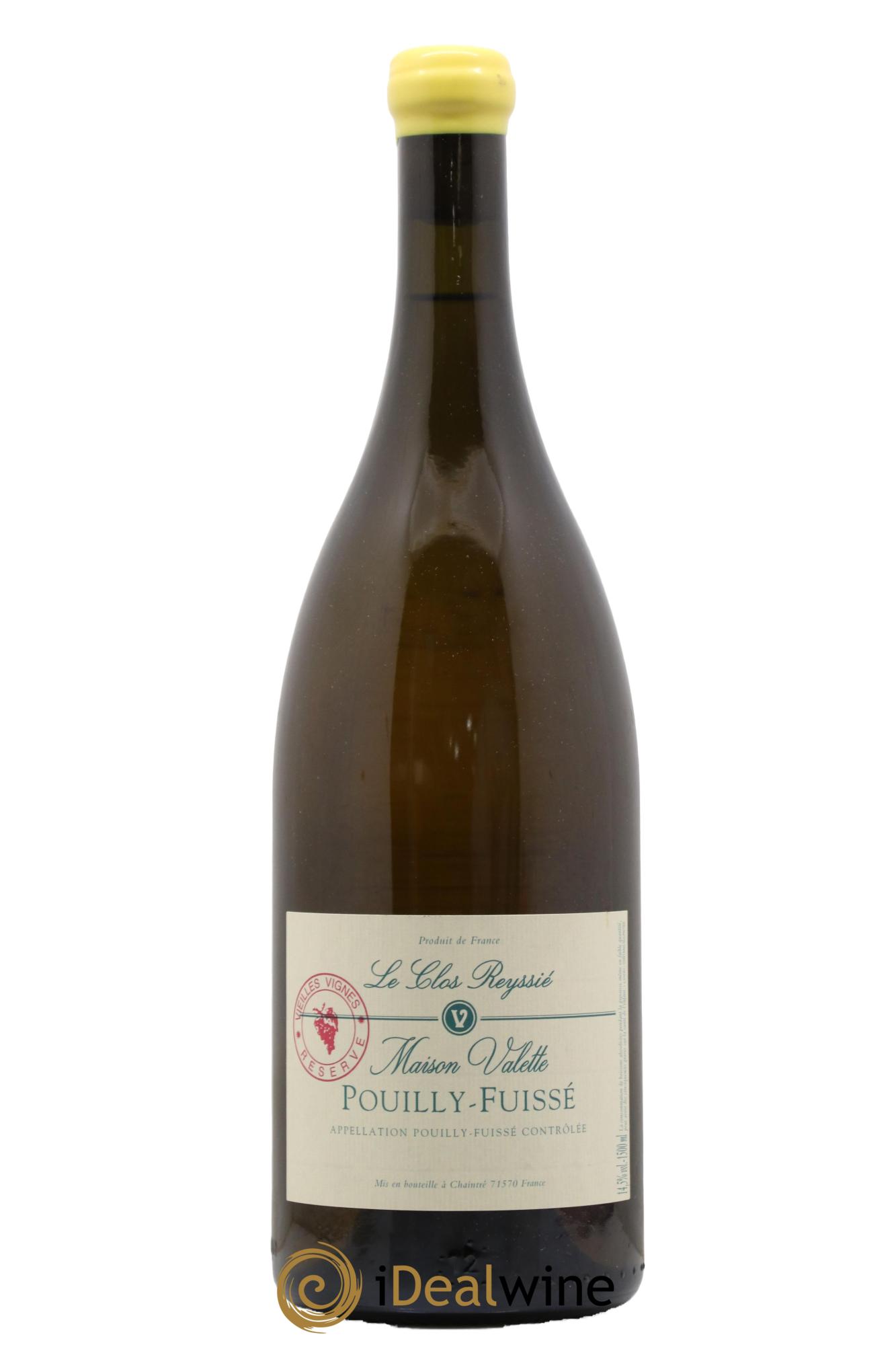 Pouilly-Fuissé Clos Reyssié Valette (Domaine) Vieilles Vignes Réserve - Lot de 1 magnum - 0