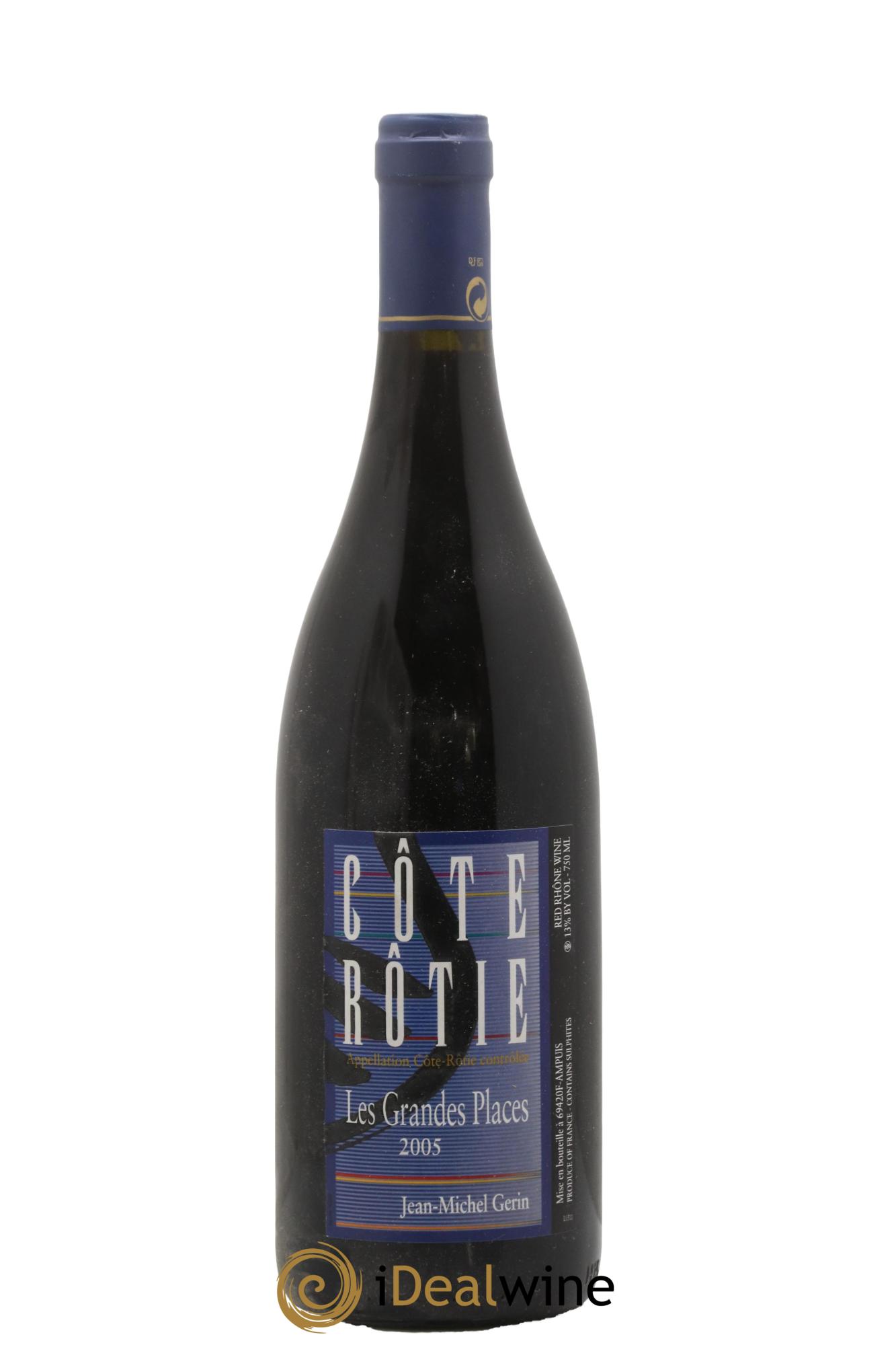 Côte-Rôtie Les Grandes Places Jean-Michel Gerin 2005 - Lot de 1 bouteille - 0