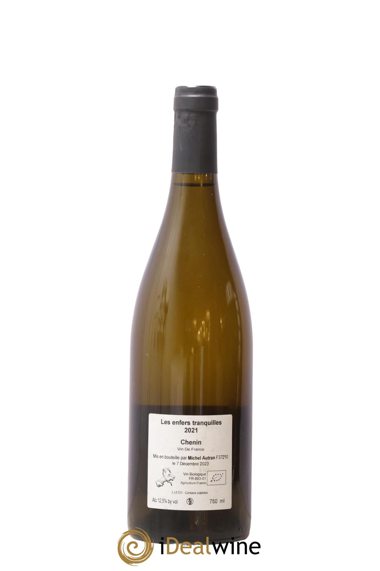 Vin de France Les Enfers Tranquilles Michel Autran 2021 - Posten von 1 Flasche - 1
