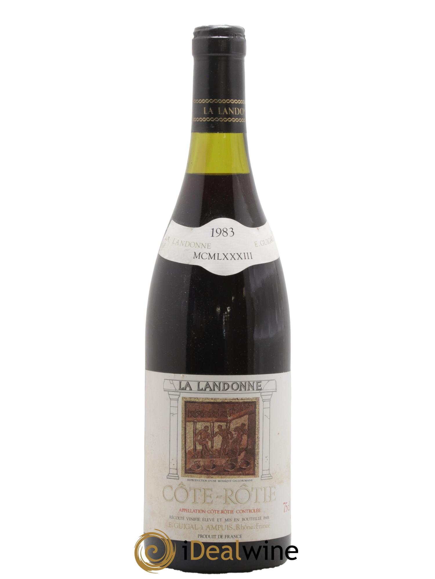 Côte-Rôtie La Landonne Guigal 1983 - Posten von 1 Flasche - 0