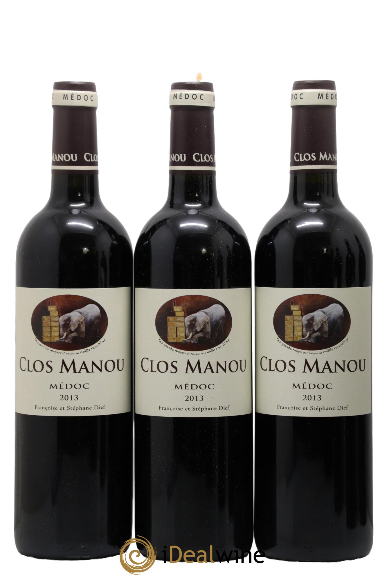 Clos Manou 2013 - Posten von 6 Flaschen - 1