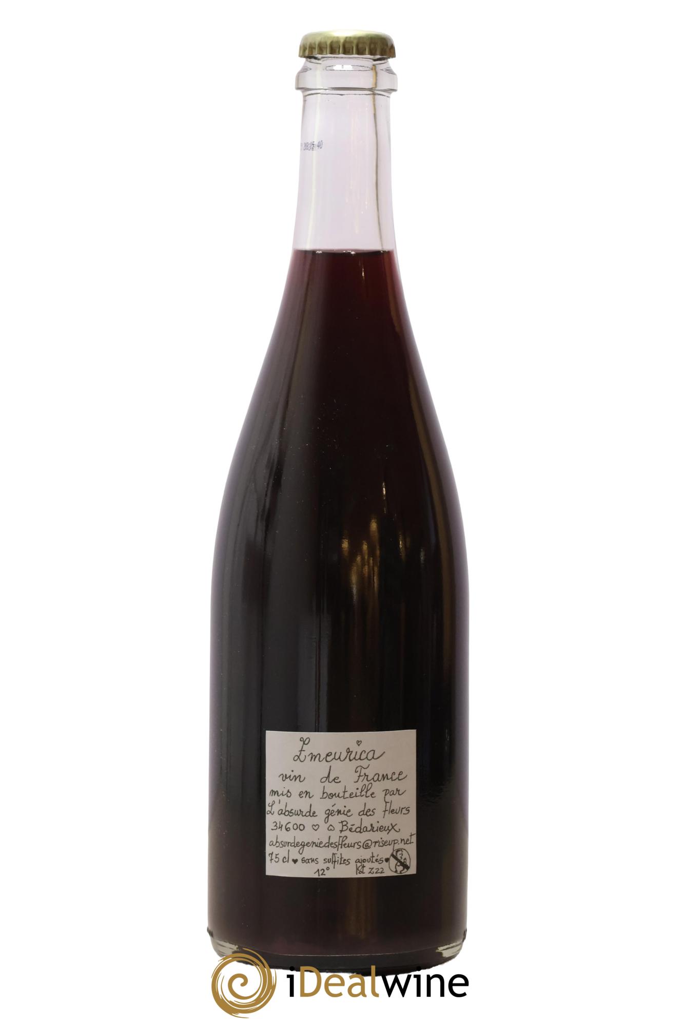 Vin de France L'Absurde Génie Des Fleurs Zmeurica 2022 - Lotto di 1 bottiglia - 1