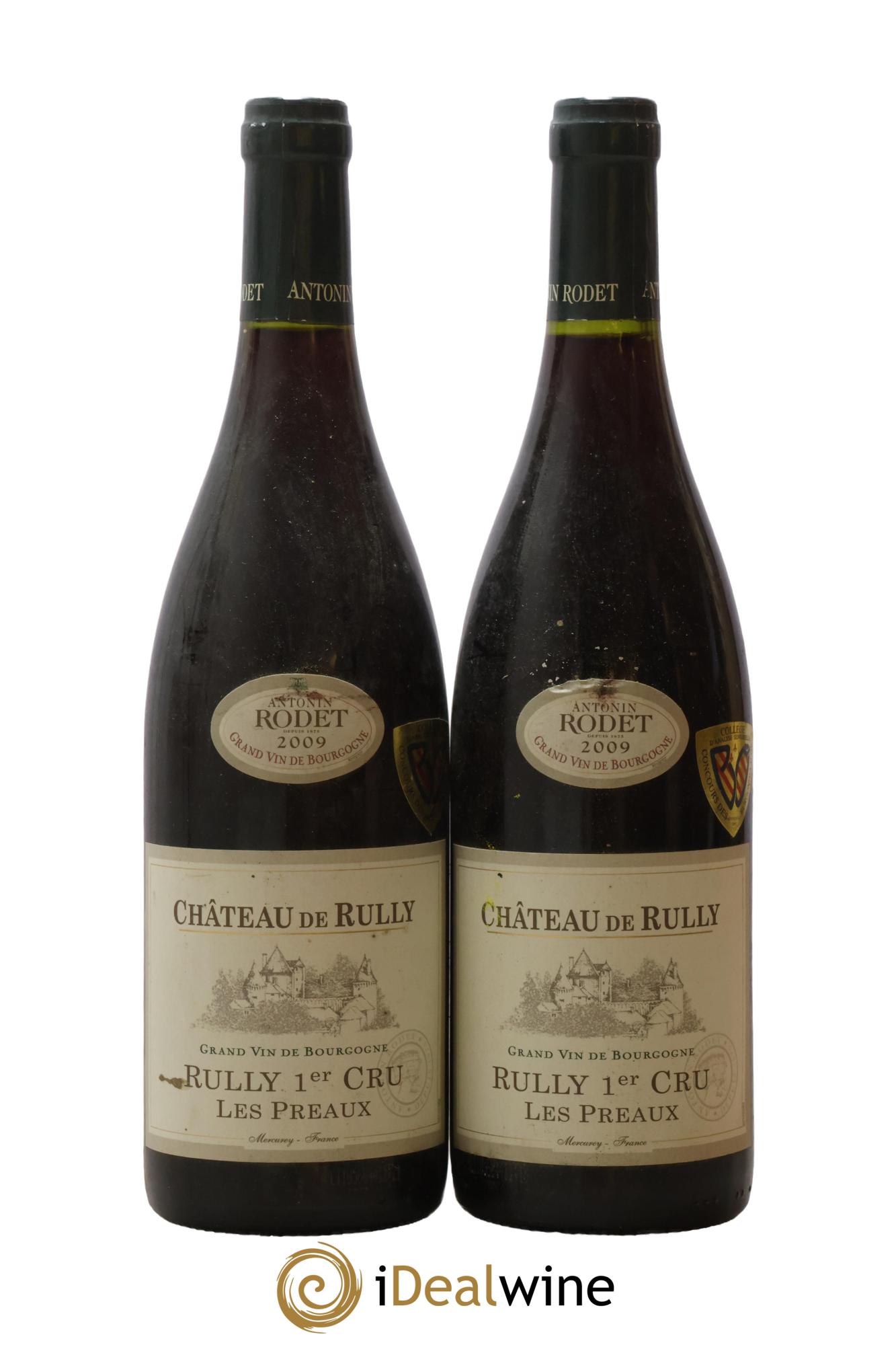 Rully 1er Cru Château De Rully Les Préaux Antonin Rodet 2009 - Lot de 2 bouteilles - 0