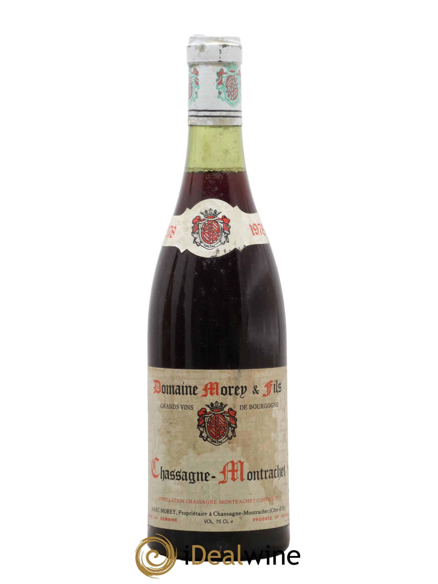 Chassagne-Montrachet Marc Morey 1978 - Lot de 1 bouteille - 0