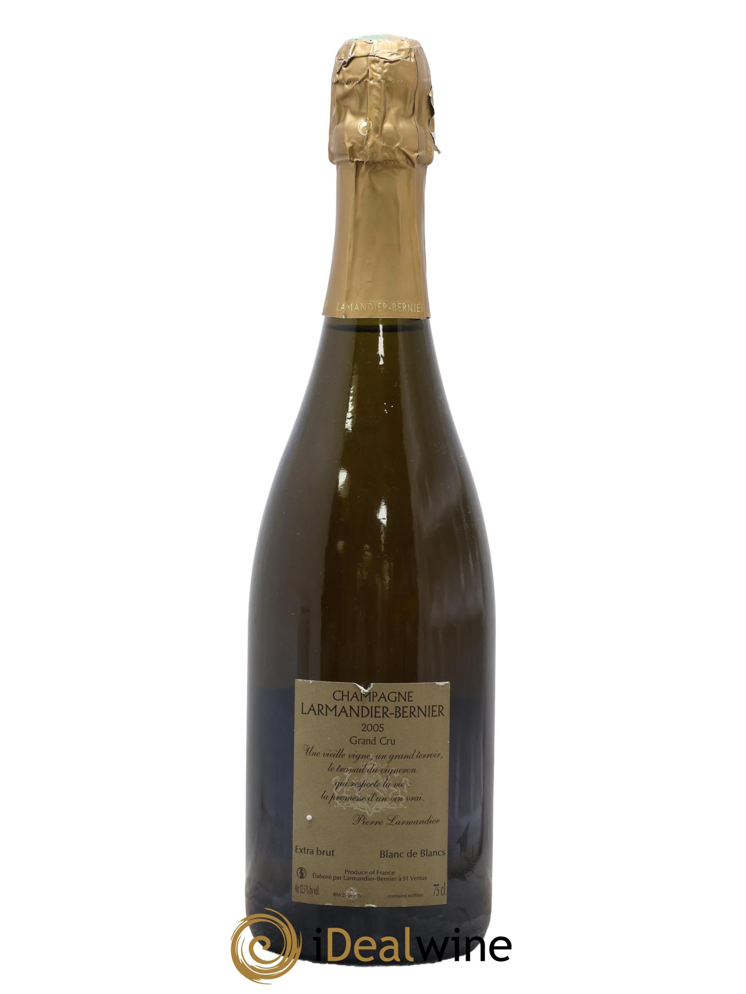 Vieille Vigne de Cramant Grand Cru Extra-Brut Larmandier-Bernier 2005 - Lot of 1 bottle - 1