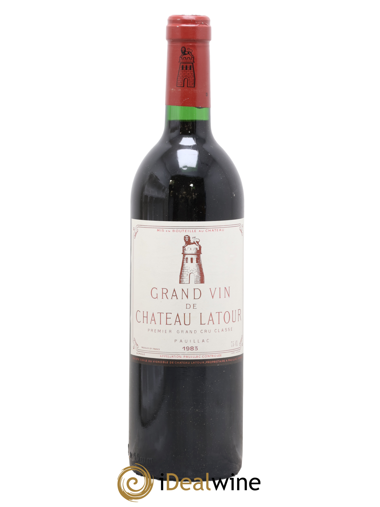 Château Latour 1er Grand Cru Classé 1983 - Lot de 1 bouteille - 0