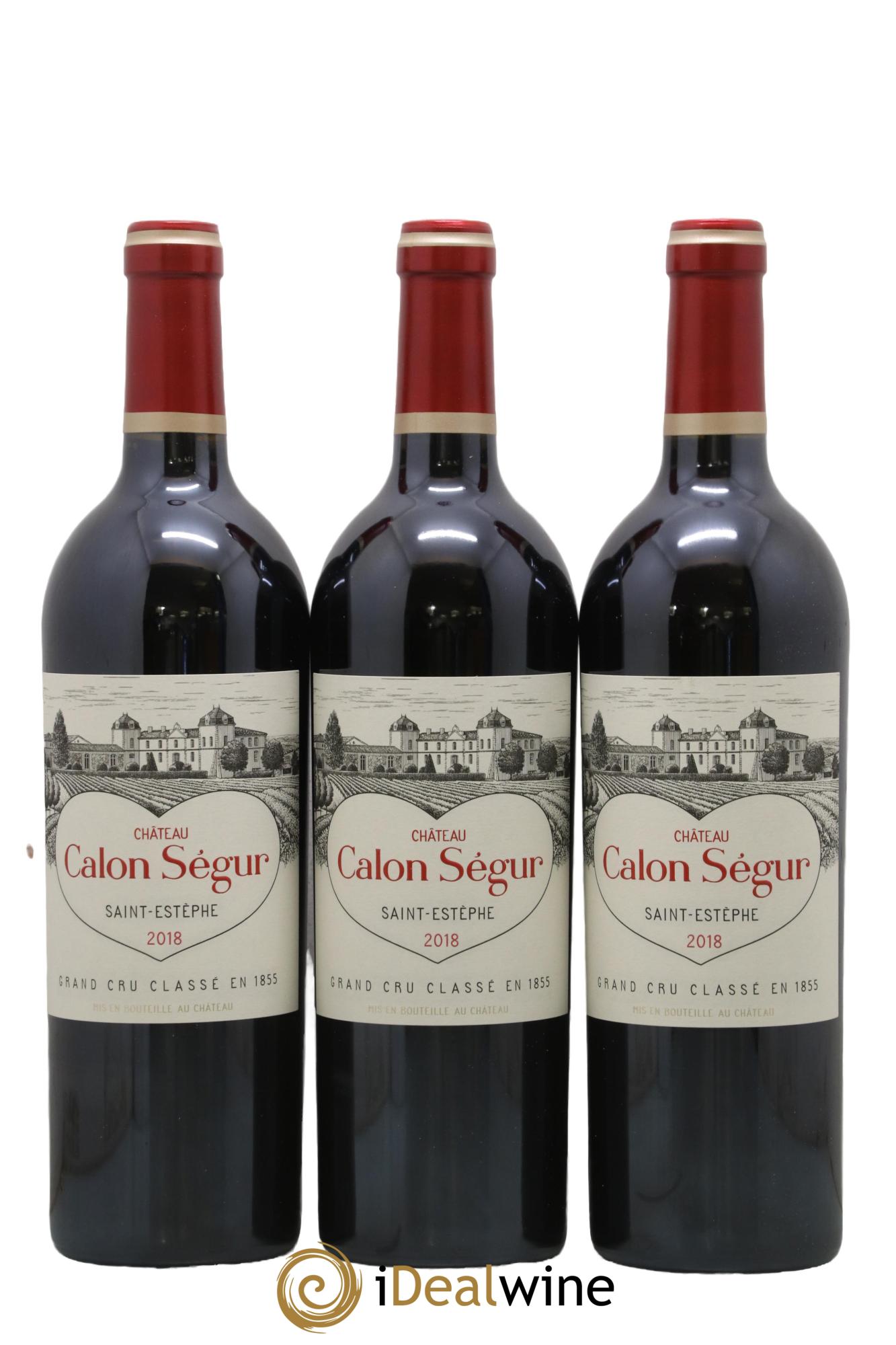 Château Calon Ségur 3ème Grand Cru Classé 2018 - Lot de 6 bouteilles - 1