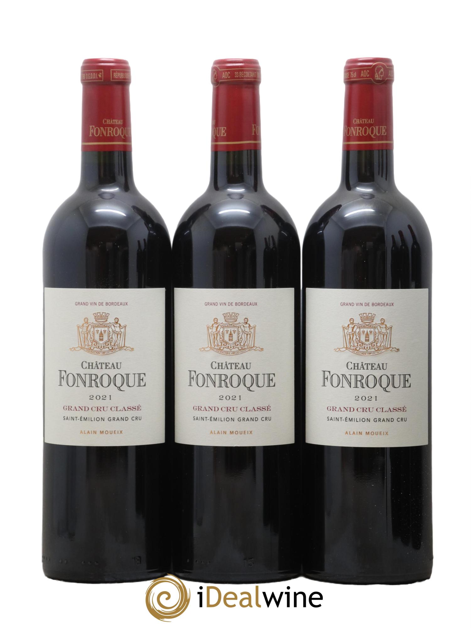 Château Fonroque Grand Cru Classé 2021 - Lot de 6 bouteilles - 1