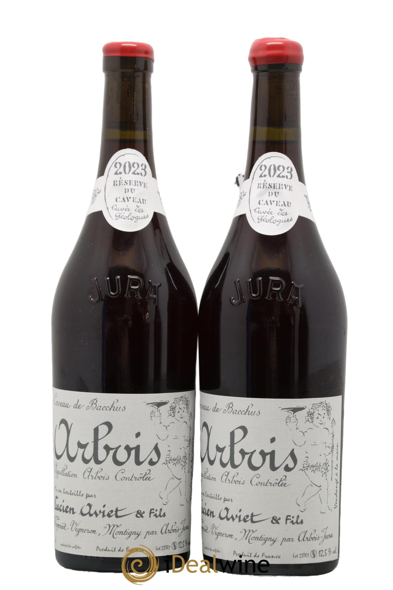 Arbois Trousseau Cuvee des Geologues Lucien Aviet 2023 - Lotto di 2 bottiglie - 0