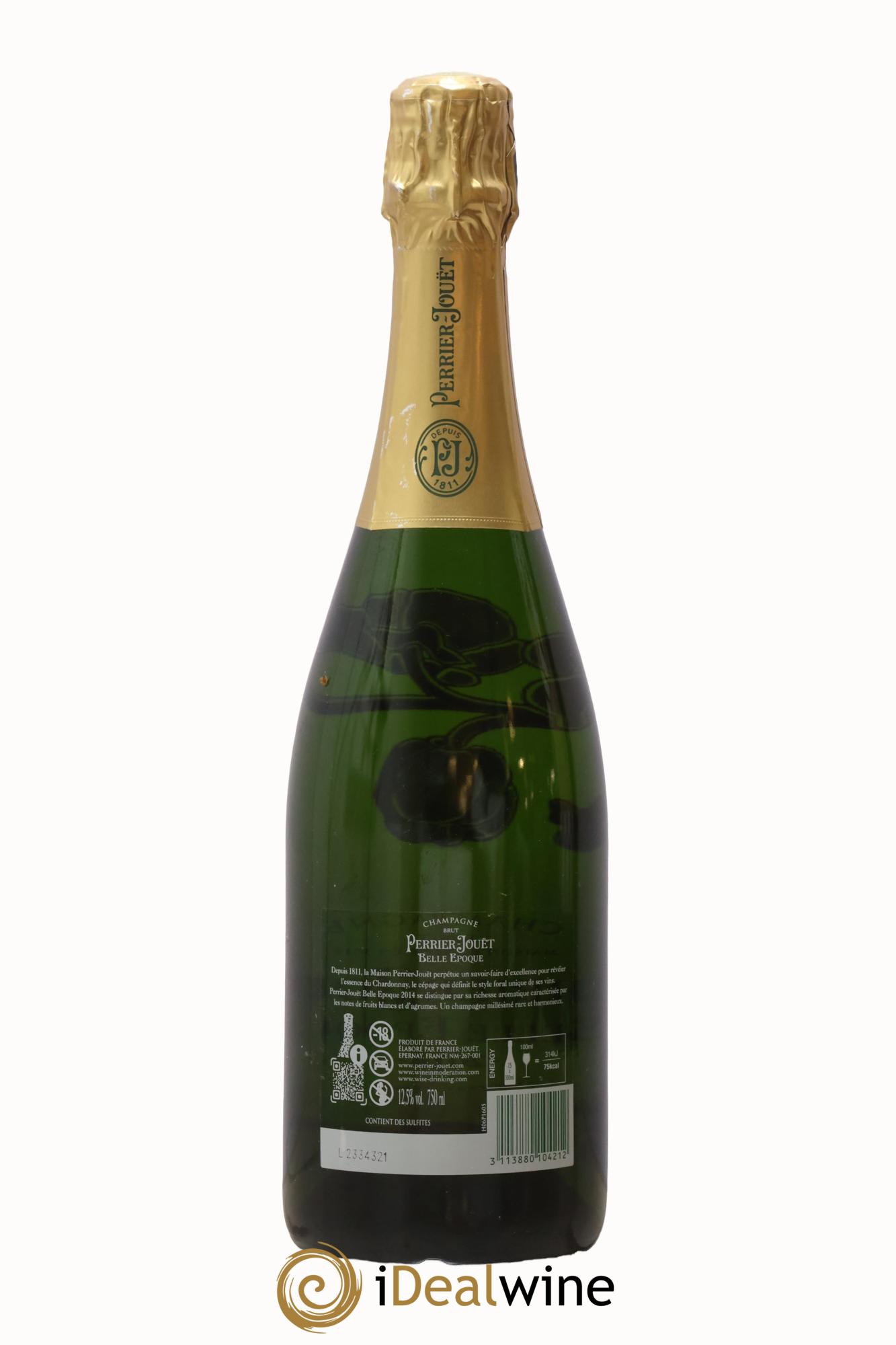 Cuvée Belle Epoque Brut Perrier-Jouët 2014 - Lot of 1 bottle - 1