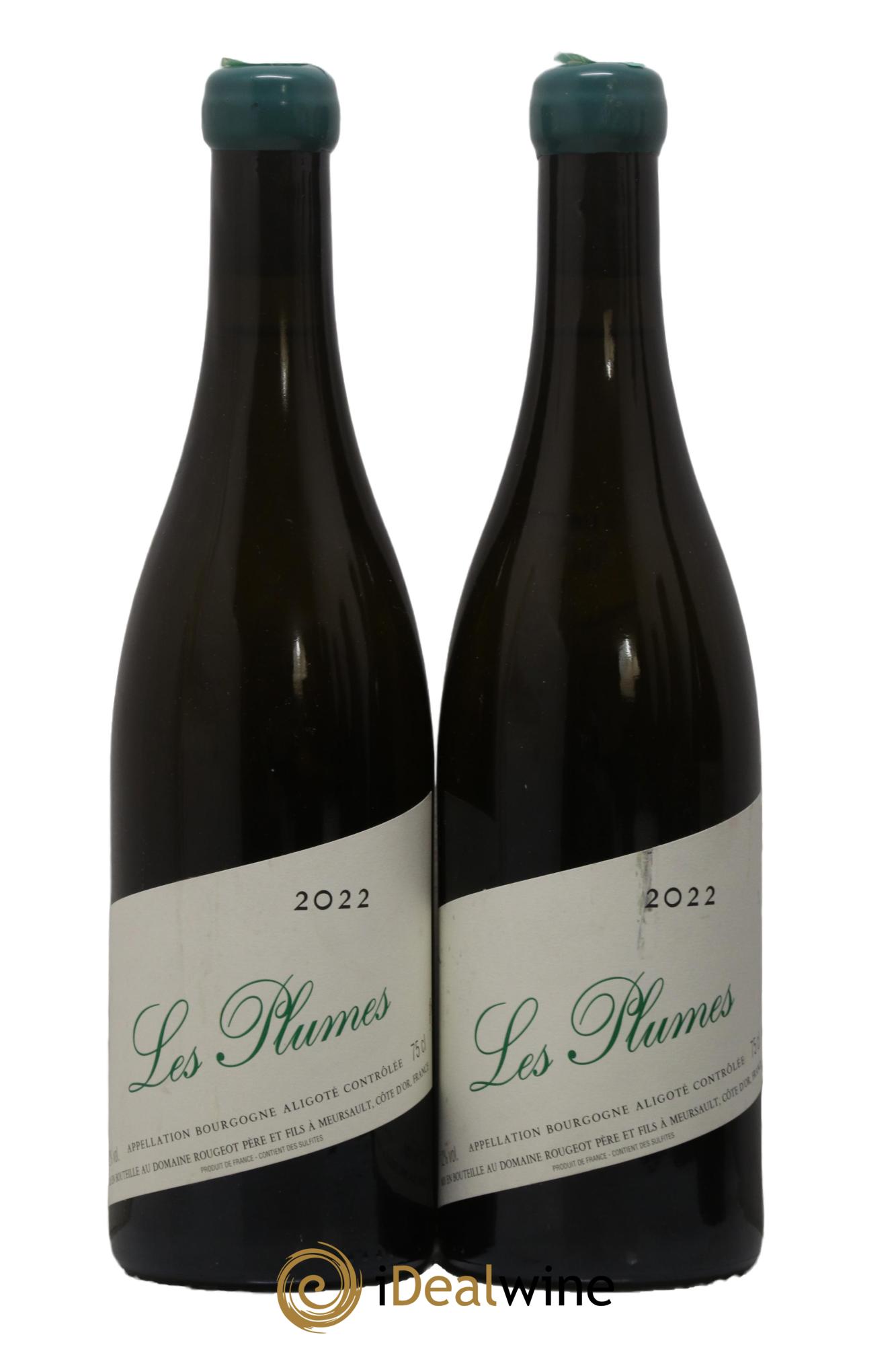 Bourgogne Aligoté Les Plumes Rougeot Père et Fils 2022 - Lotto di 2 bottiglie - 0