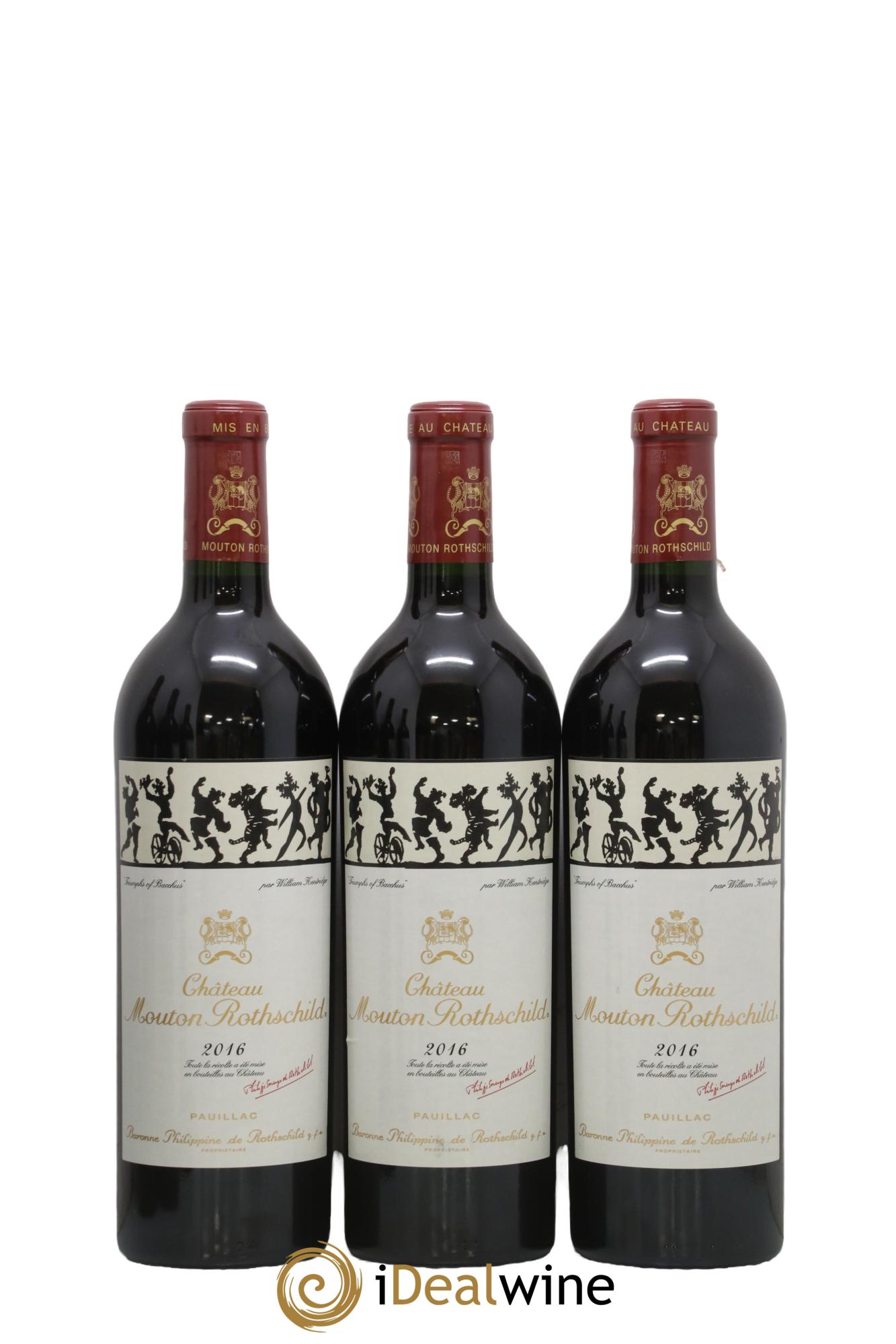 Château Mouton Rothschild 1er Grand Cru Classé 2016 - Lot de 6 bouteilles - 2