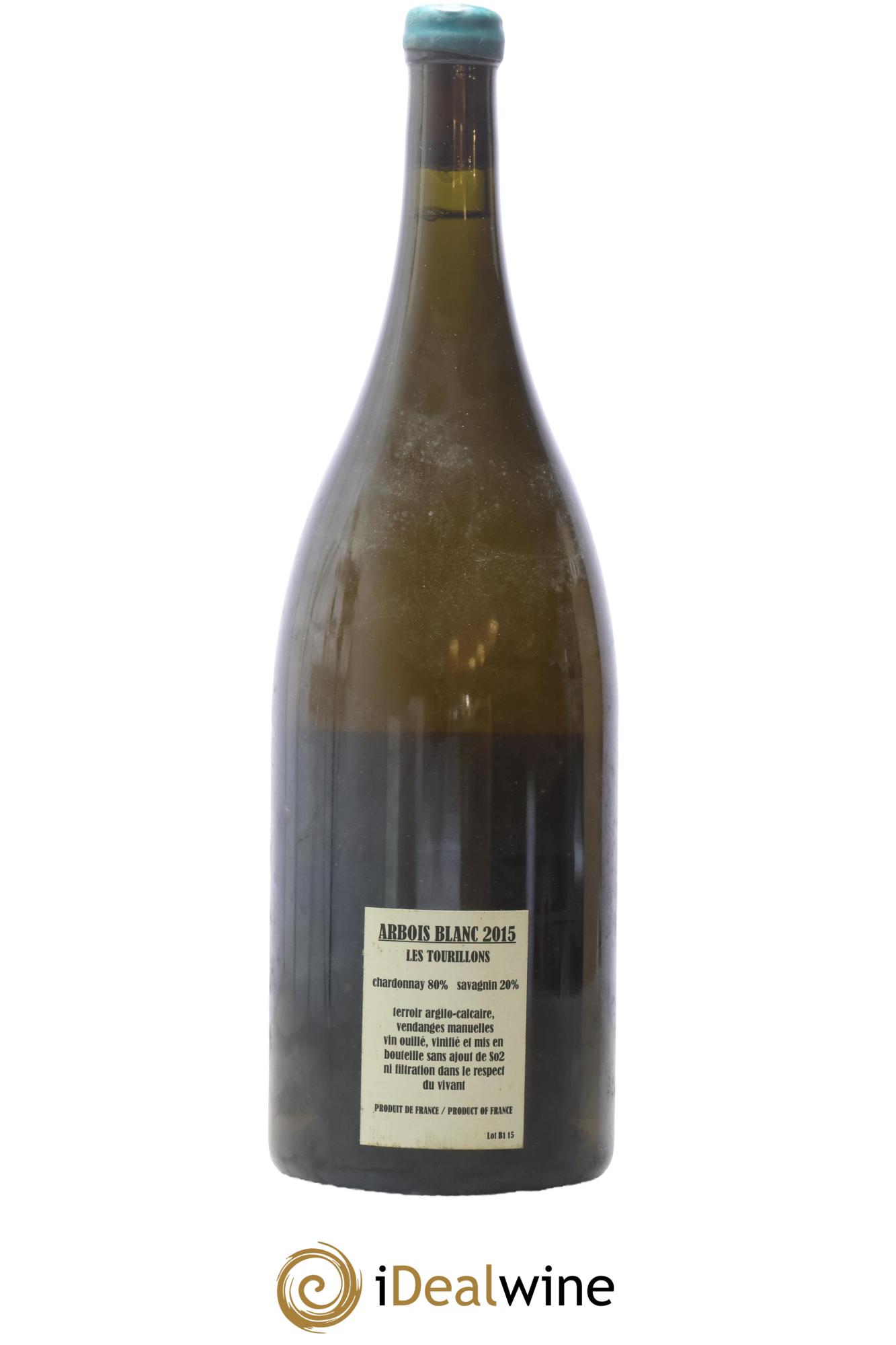 Arbois Chardonnay Savagnin Les Tourillons Adeline Houillon & Renaud Bruyère 2015 - Lot of 1 magnum - 1