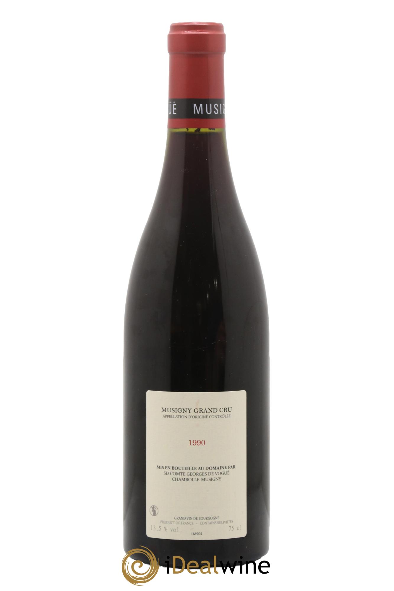 Musigny Grand Cru Cuvée Vieilles Vignes Comte Georges de Vogüé 1990 - Lot de 1 bouteille - 1