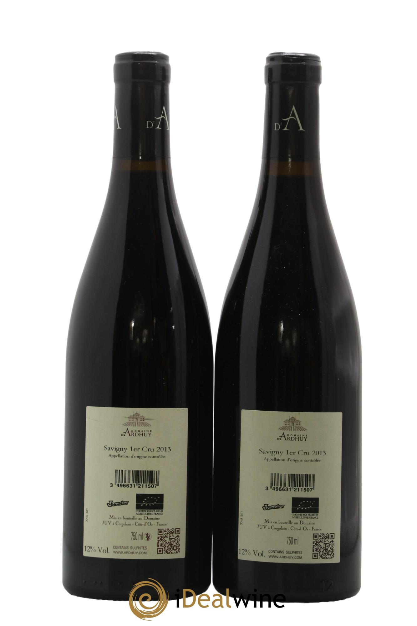 Savigny-lès-Beaune 1er Cru Aux Clous Domaine D'Ardhuy 2013 - Lotto di 2 bottiglie - 1