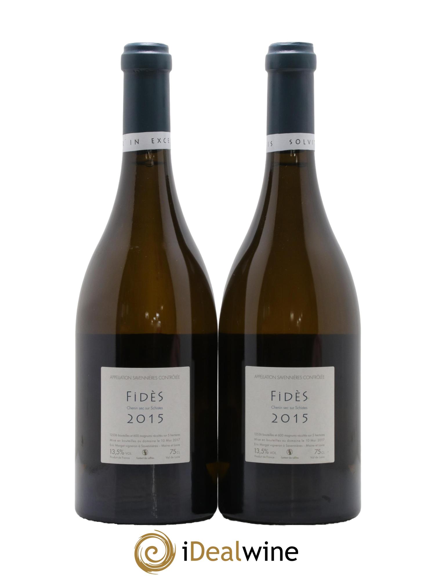 Savennières Fidès Eric Morgat 2015 - Lot de 2 bouteilles - 1