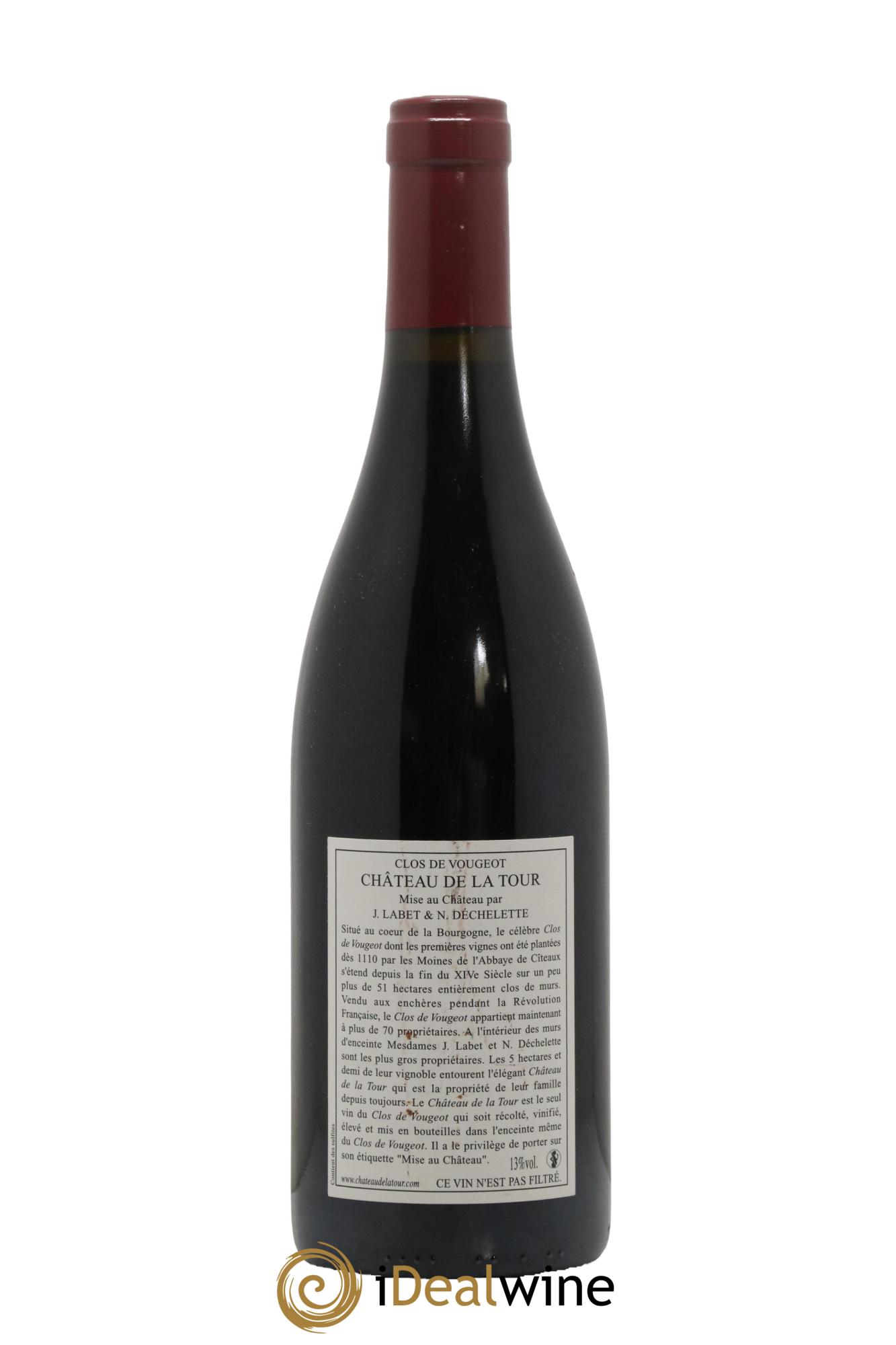 Clos de Vougeot Grand Cru Vieilles Vignes Château de La Tour  2009 - Lot of 1 bottle - 1