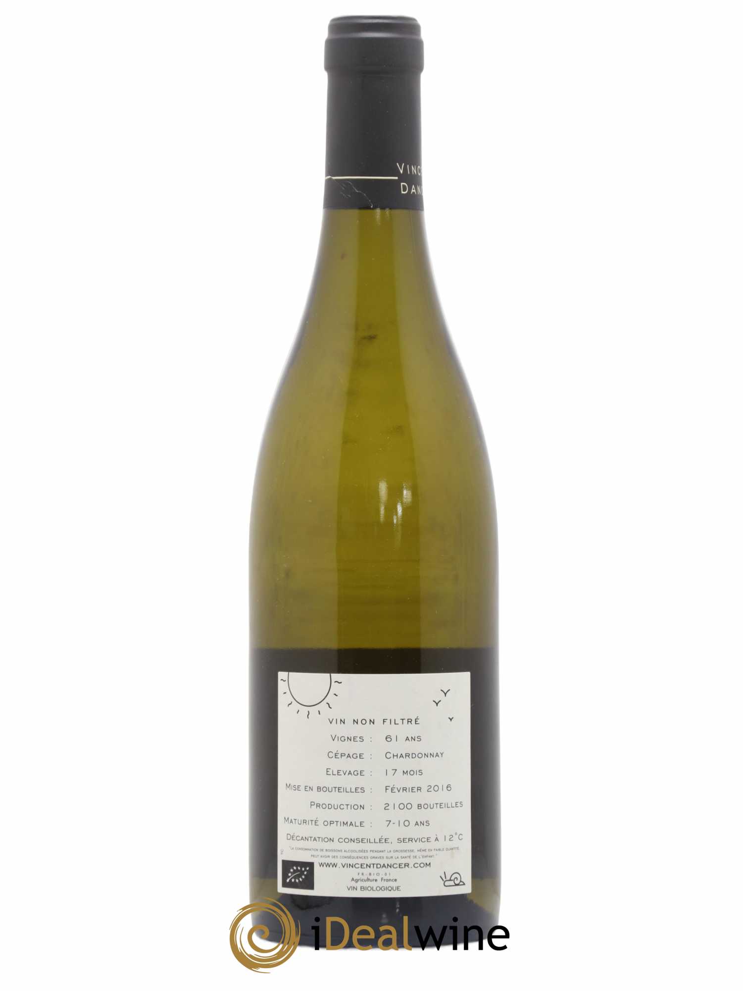 Chassagne-Montrachet 1er Cru (Morgeot) Tête du Clos Vincent Dancer  2014 - Lot de 1 bouteille - 1