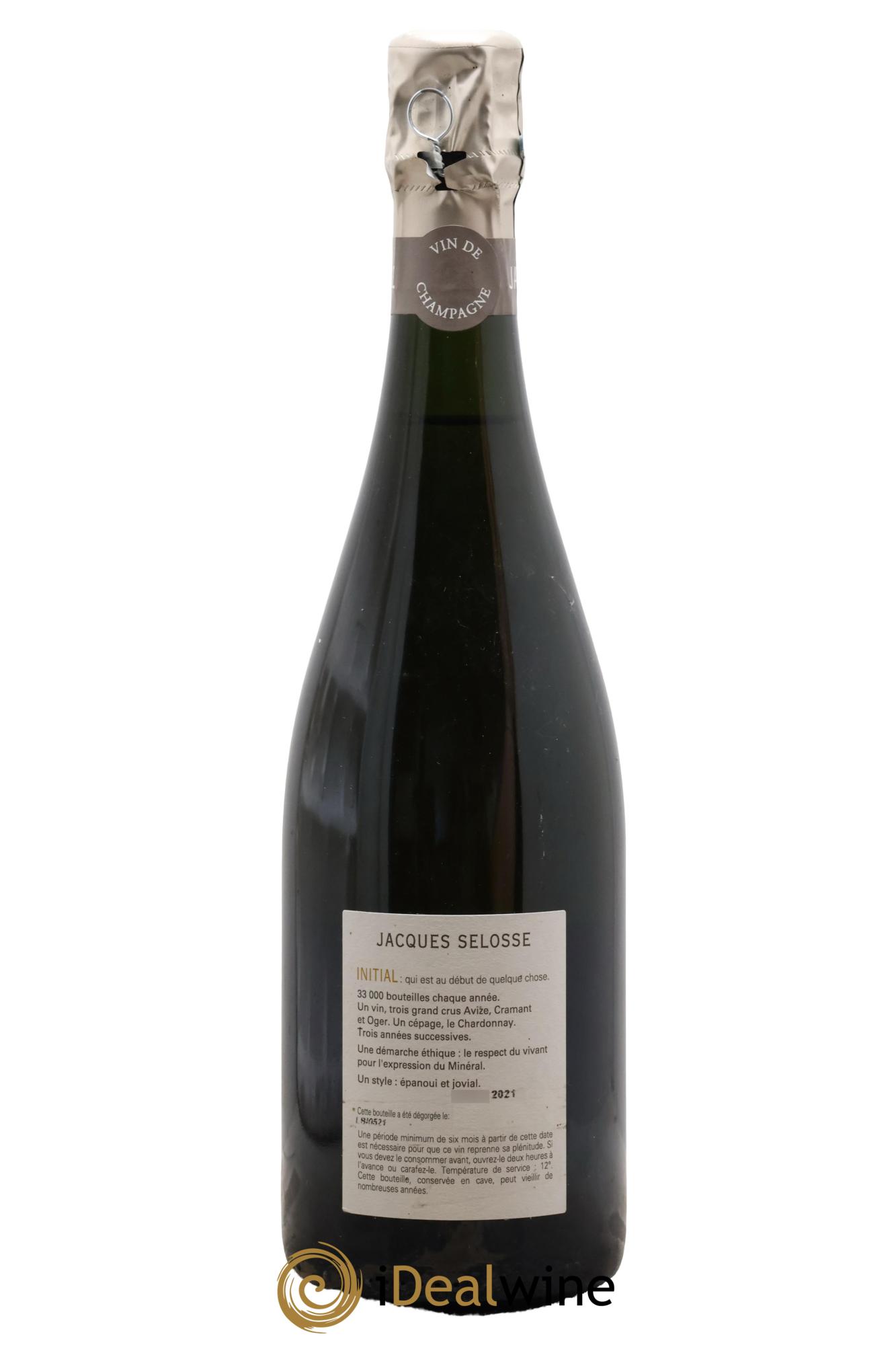 Initial Brut Jacques Selosse - Lot of 1 bottle - 1