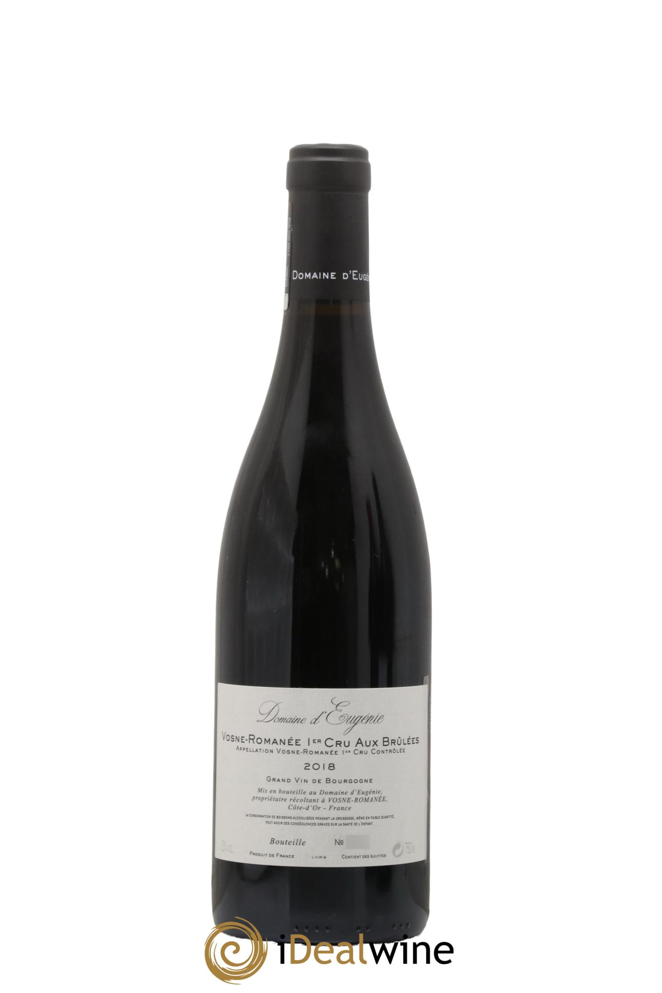 Vosne-Romanée 1er Cru Les Brûlées Domaine René Engel - Domaine Eugénie 2018 - Lot de 1 bouteille - 1