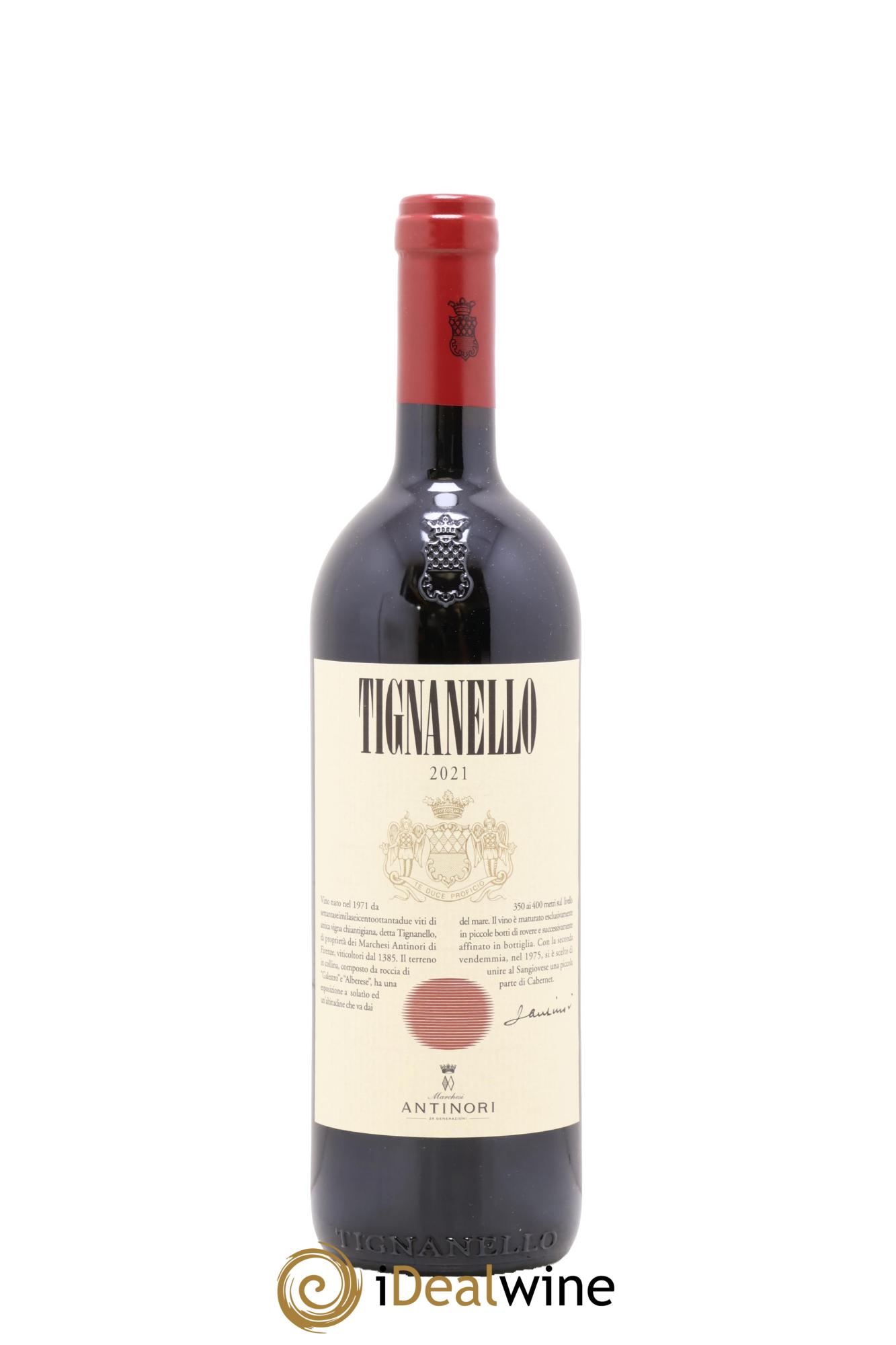 Toscana IGT Tignanello Tenuta Tignanello - Marchesi Antinori 2021 - Posten von 1 Flasche - 0
