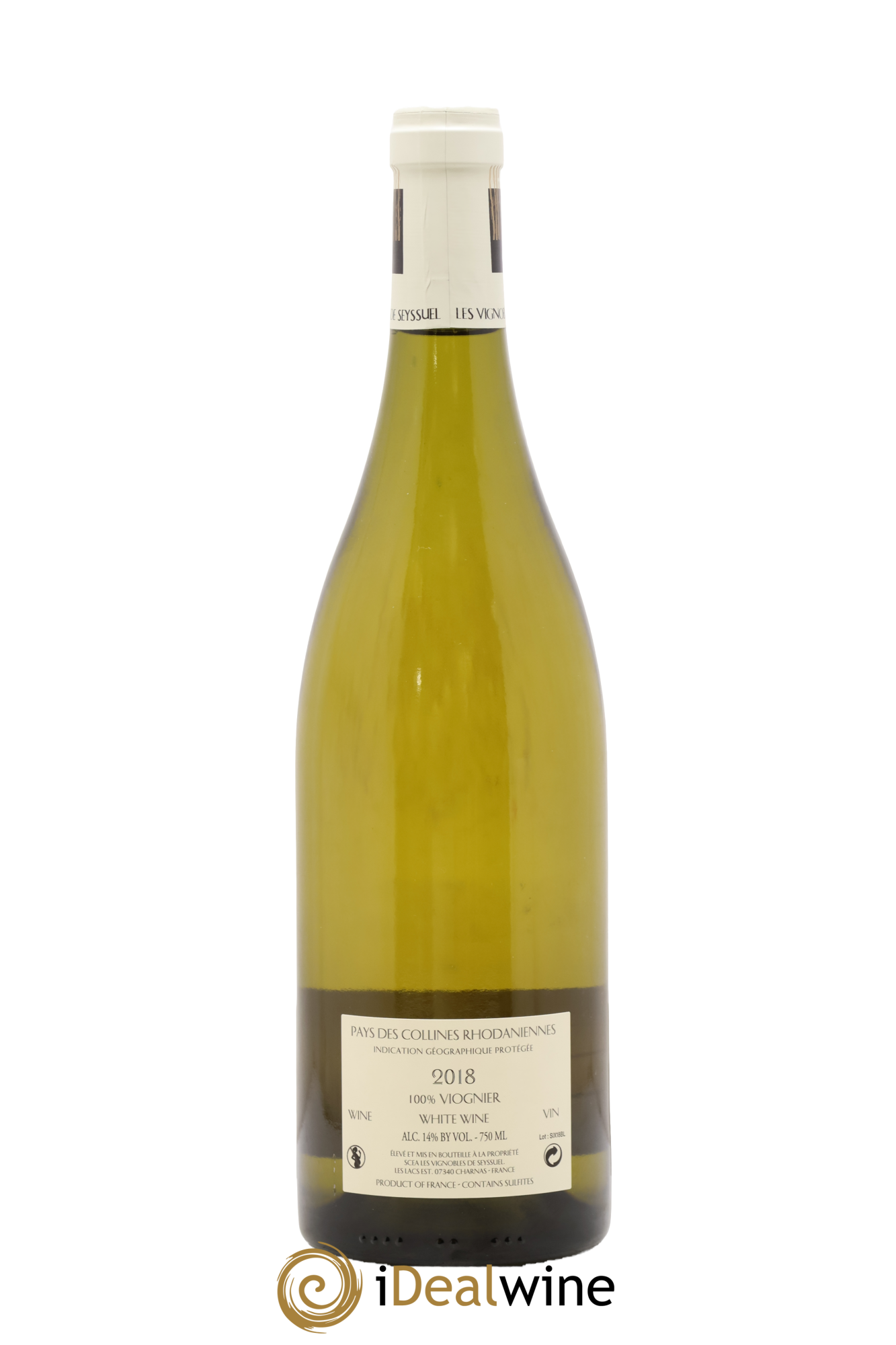 Collines Rhodaniennes Sixtus Les Vignobles de Seyssuel - Louis Cheze (Domaine) 2018 - Lot de 1 bouteille - 1