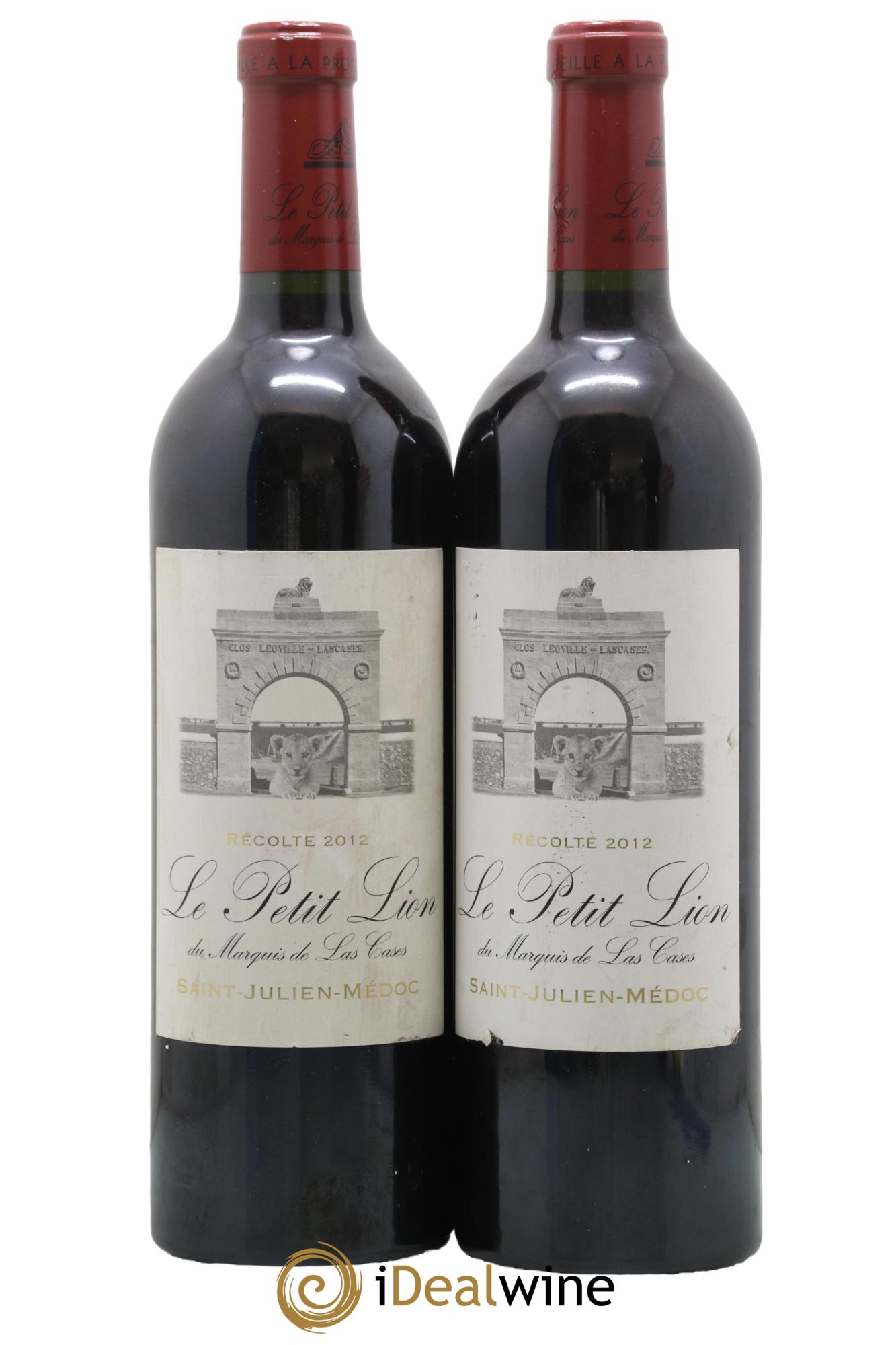 Le Petit Lion du Marquis de Las Cases Second Vin 2012 - Lot de 2 bouteilles - 0