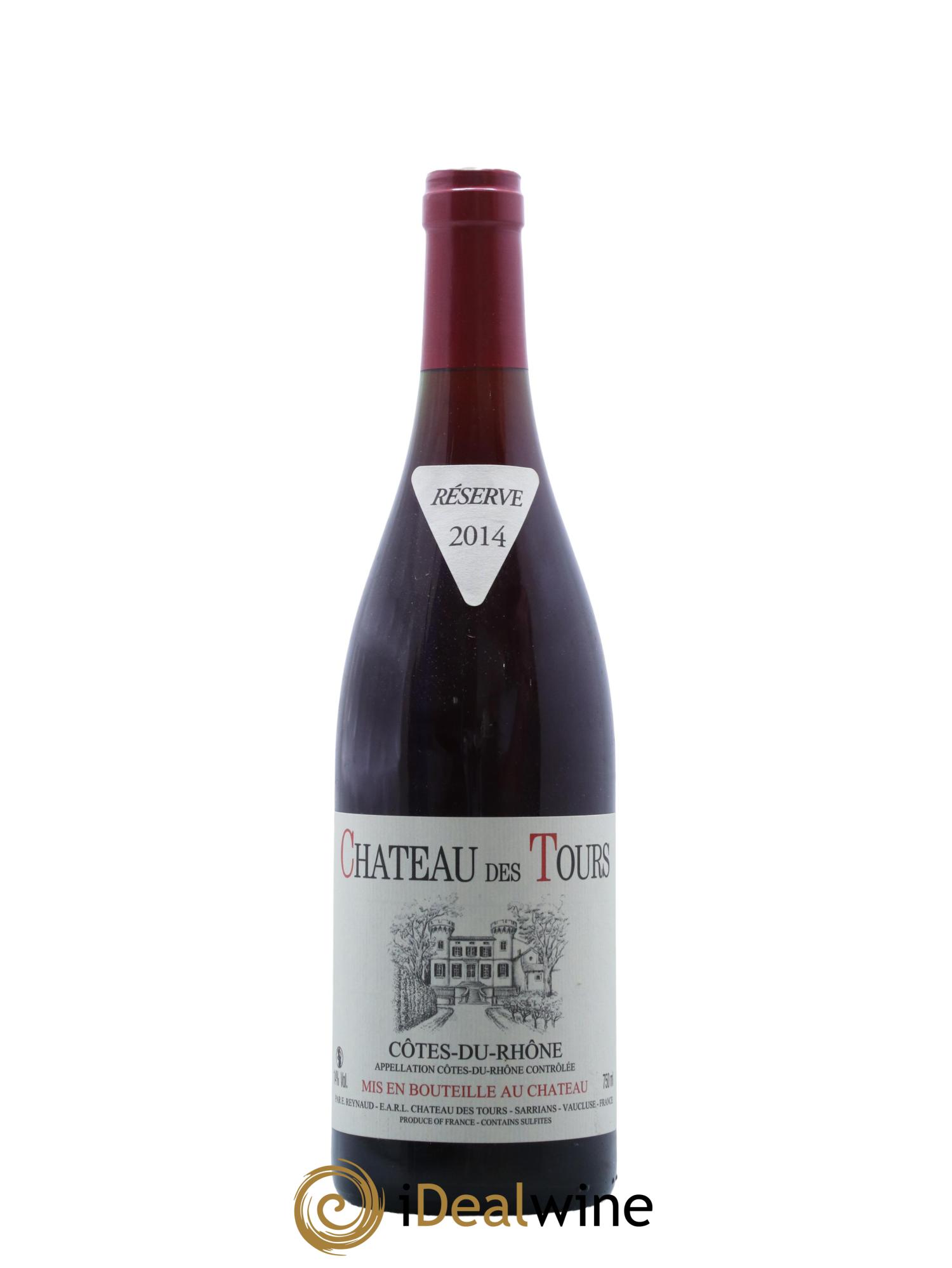 Côtes-du-Rhône Château des Tours Emmanuel Reynaud 2014 - Lot de 1 bouteille - 0