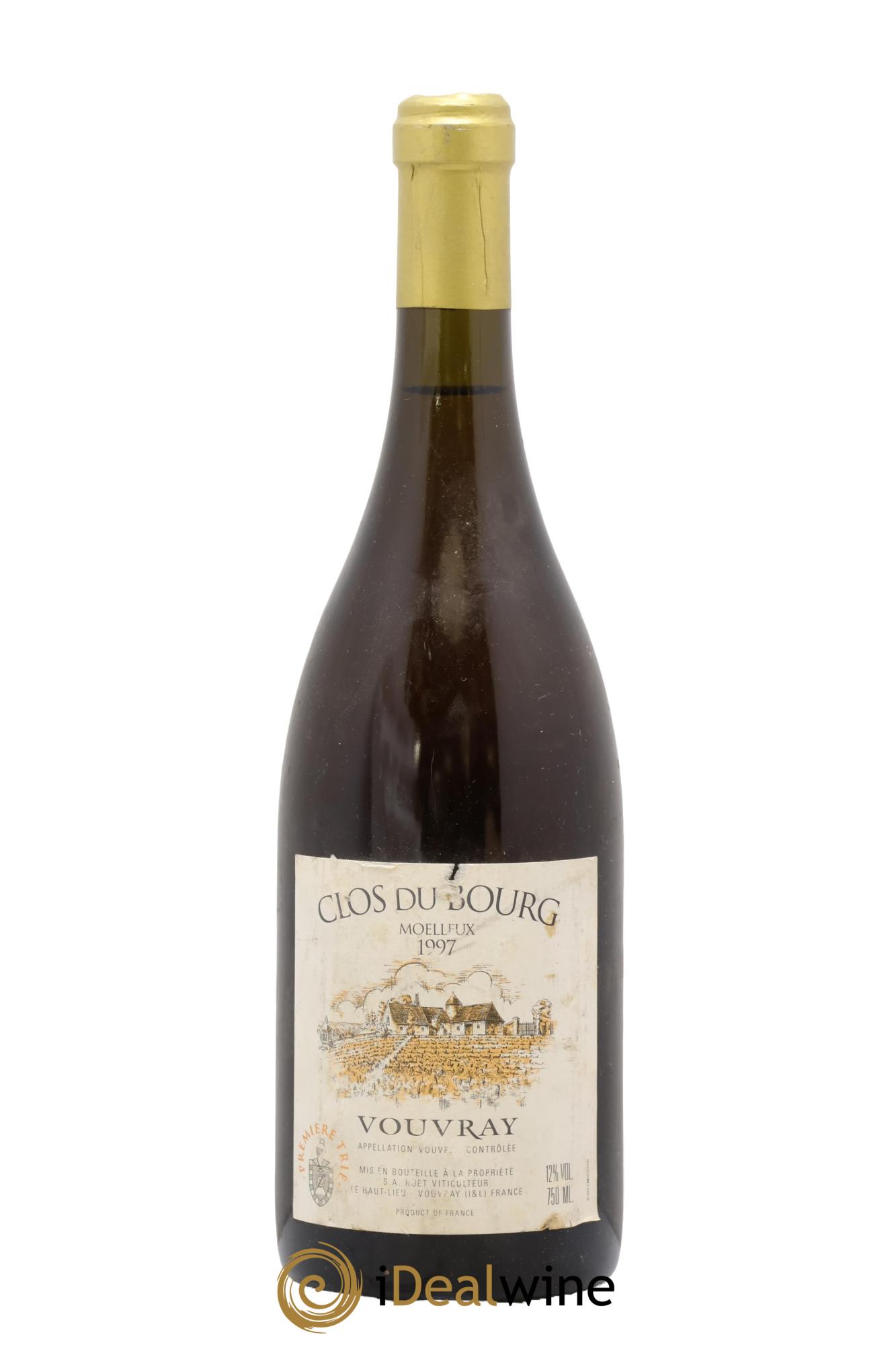 Vouvray Clos du Bourg Moelleux 1ère trie Domaine Huet 1997 - Posten von 1 Flasche - 0