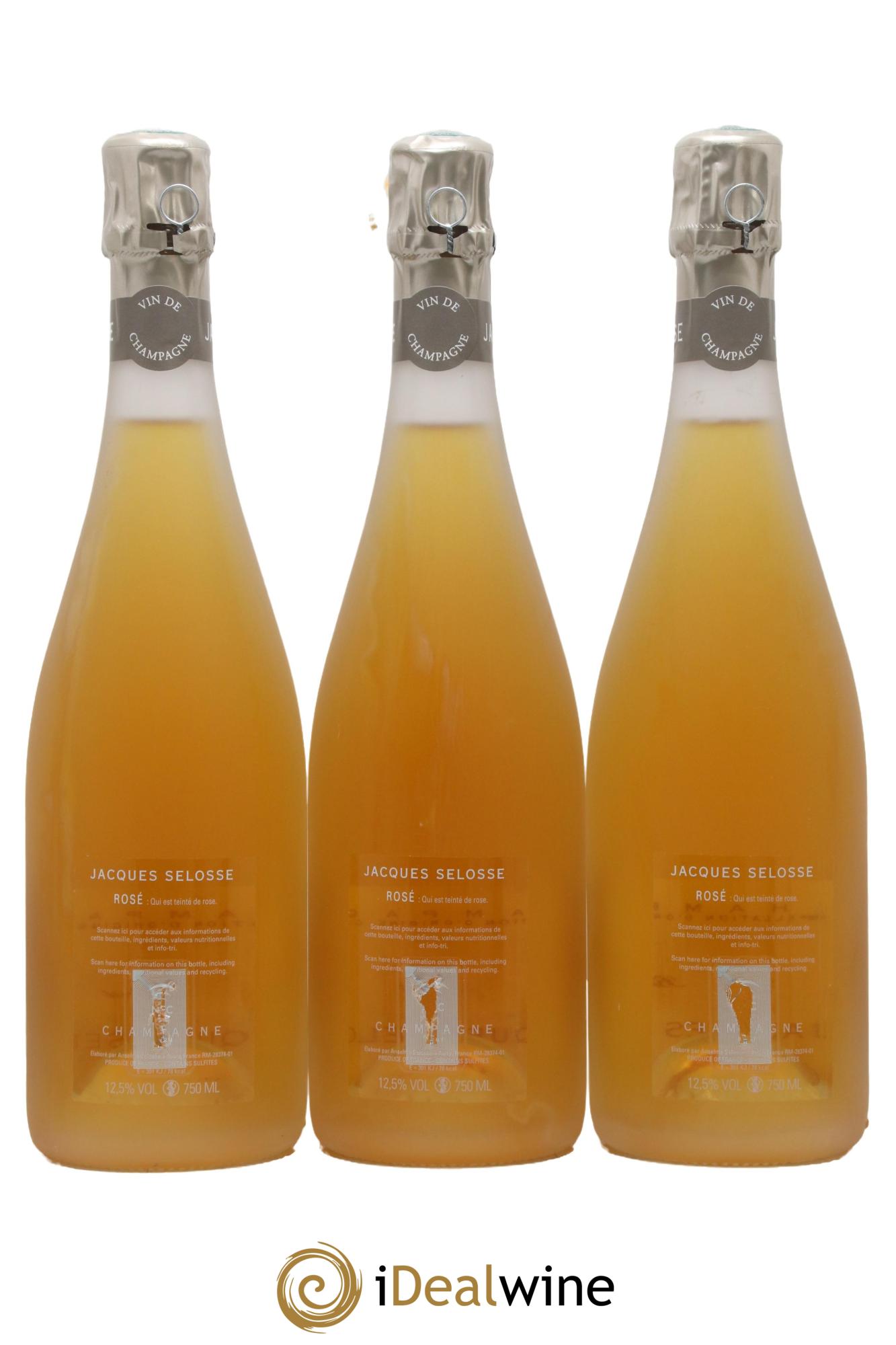 Rosé Brut Jacques Selosse - Lot de 3 bouteilles - 1