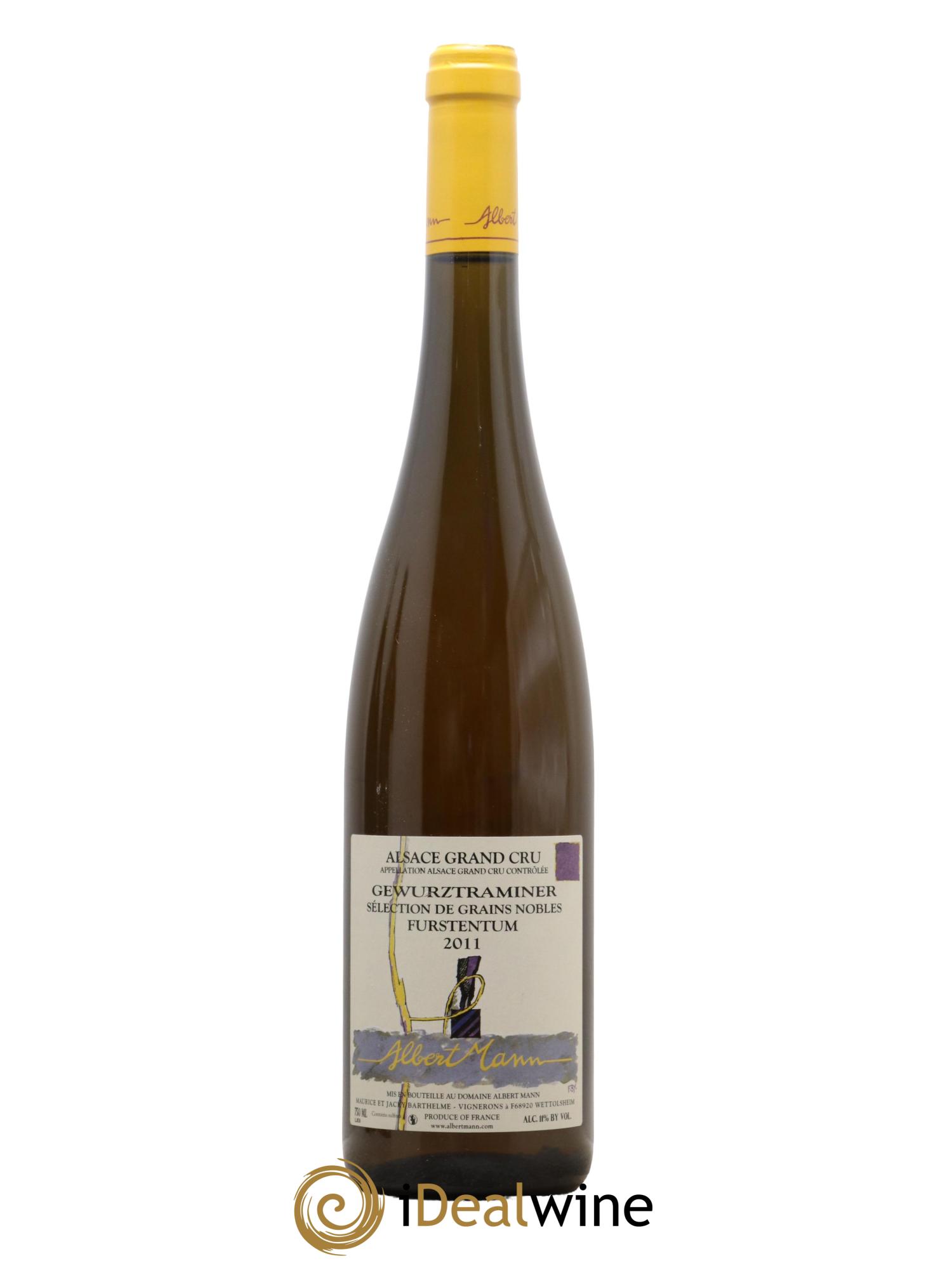 Alsace Gewurztraminer Sélection de Grains Nobles Grand Cru Furstentum Albert Mann 2011 - Lotto di 1 bottiglia - 0