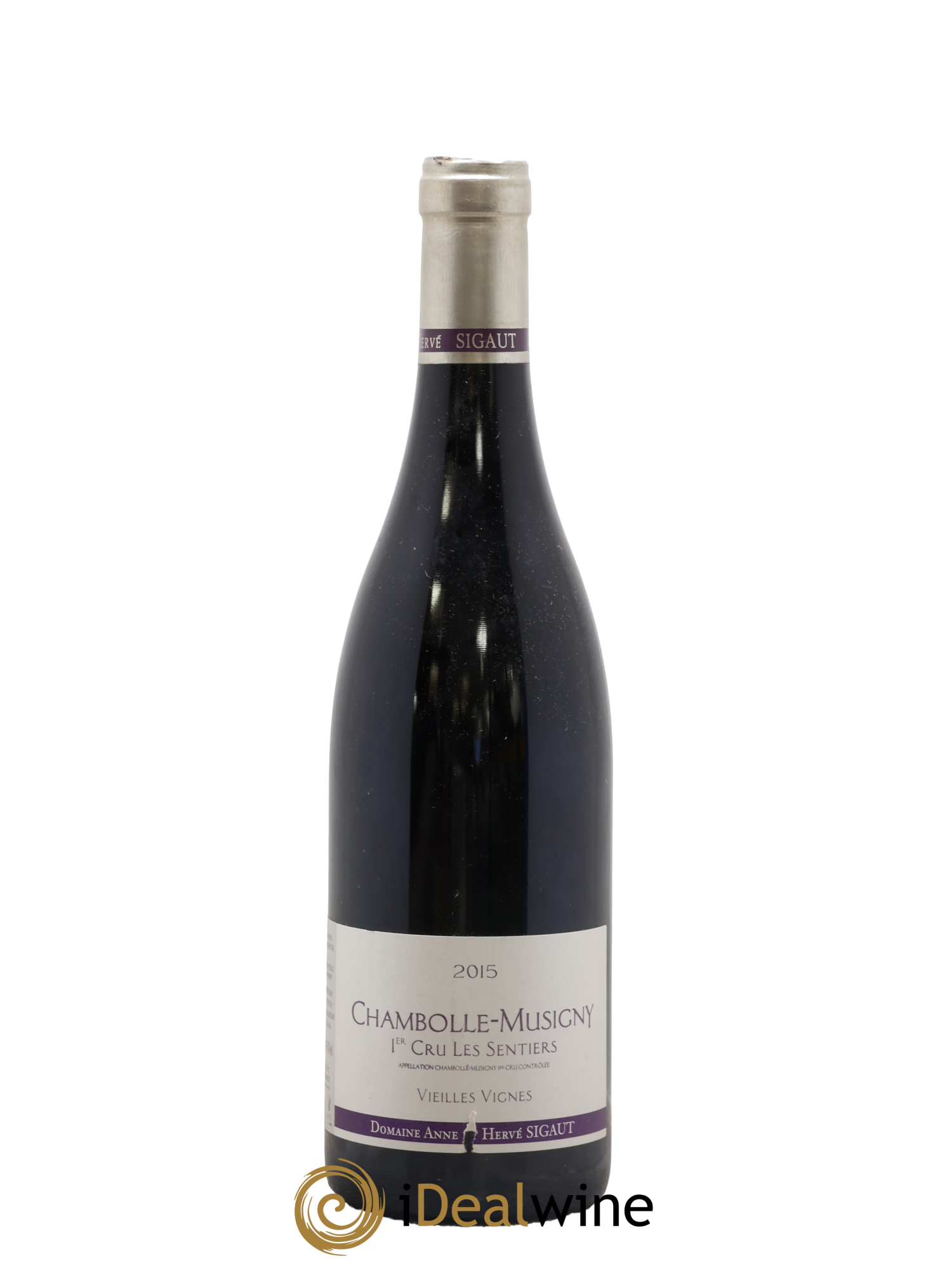 Chambolle-Musigny 1er Cru Les Sentiers Vieilles Vignes Anne et Hervé Sigaut (Domaine) 2015 - Lot de 1 bouteille - 0