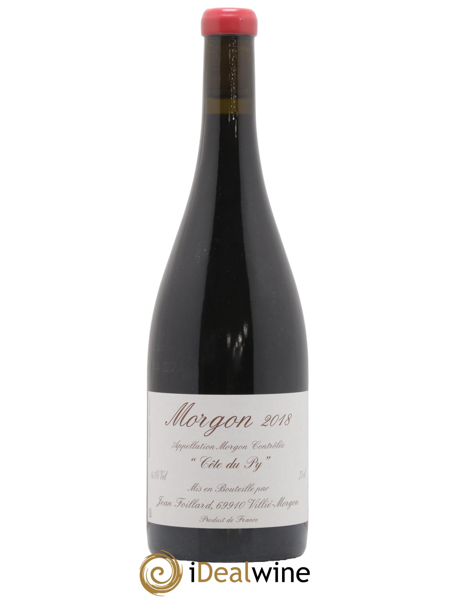 Morgon Côte du Py Jean Foillard 2018 - Posten von 1 Flasche - 0