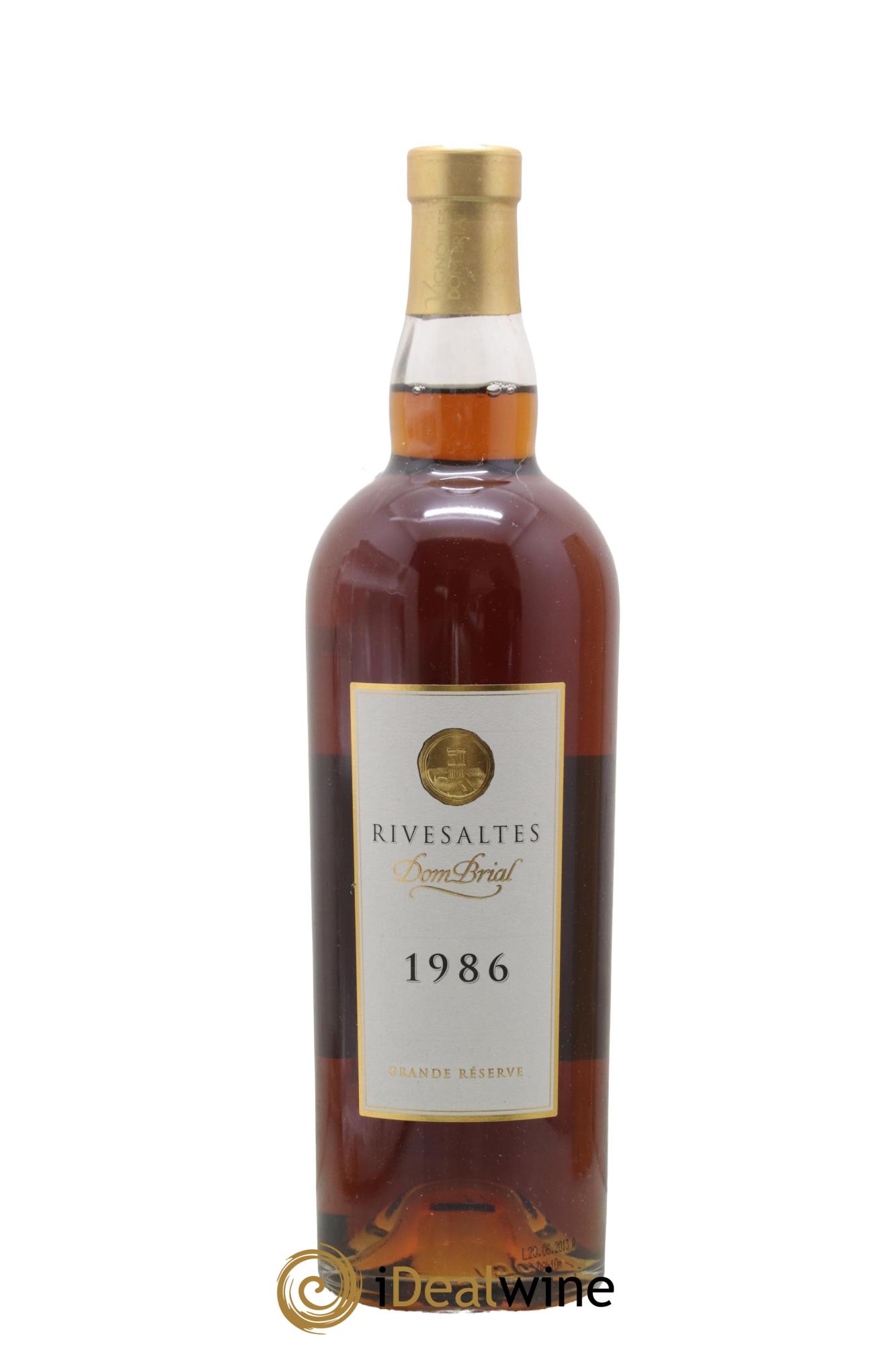 Rivesaltes Grande Réserve Domaine Brial 1986 - Posten von 1 Flasche - 1