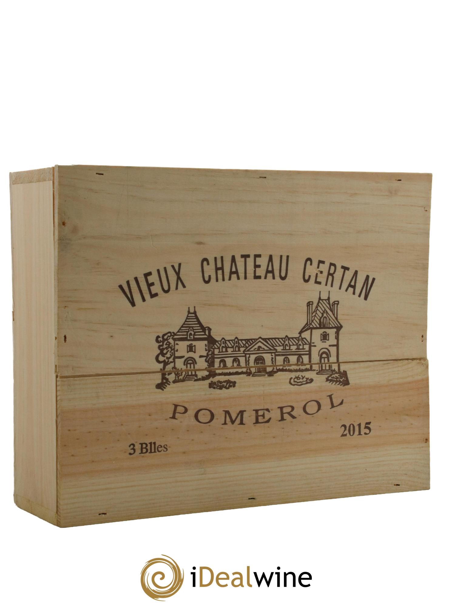 Vieux Château Certan 2015 - Posten von 3 Flaschen - 3