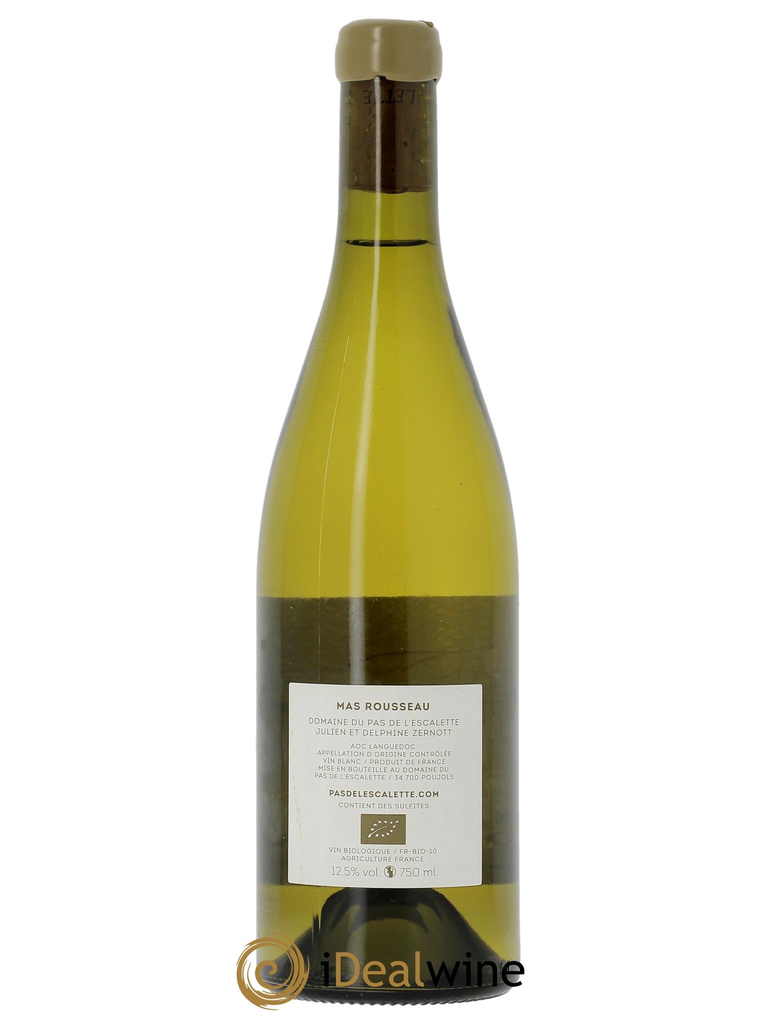 IGP Pays d'Hérault (anciennement Coteaux du Languedoc) Mas Rousseau Pas de l'Escalette  2022 - Lot de 1 bouteille - 1