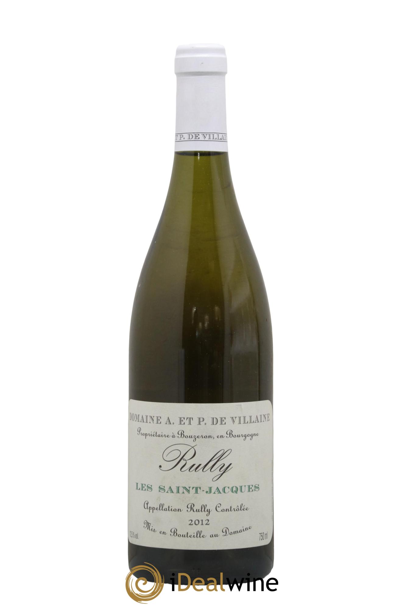 Rully Les Saint-Jacques Domaine de Villaine 2012 - Lot de 1 bouteille - 0