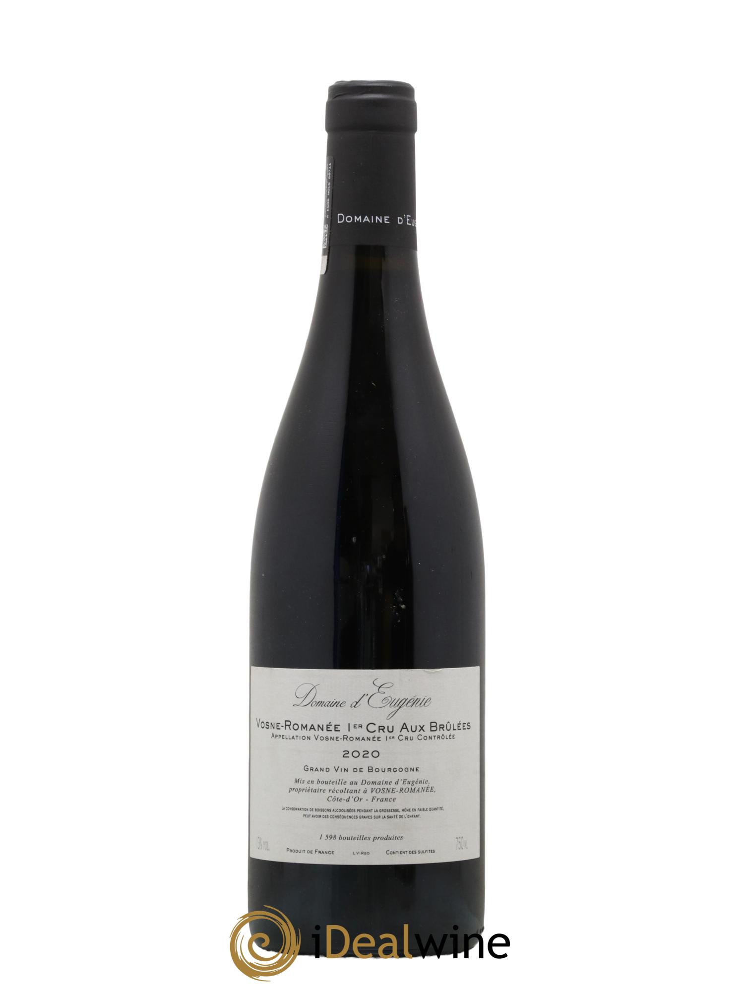 Vosne-Romanée 1er Cru Les Brûlées Domaine René Engel - Domaine Eugénie 2020 - Posten von 1 Flasche - 1