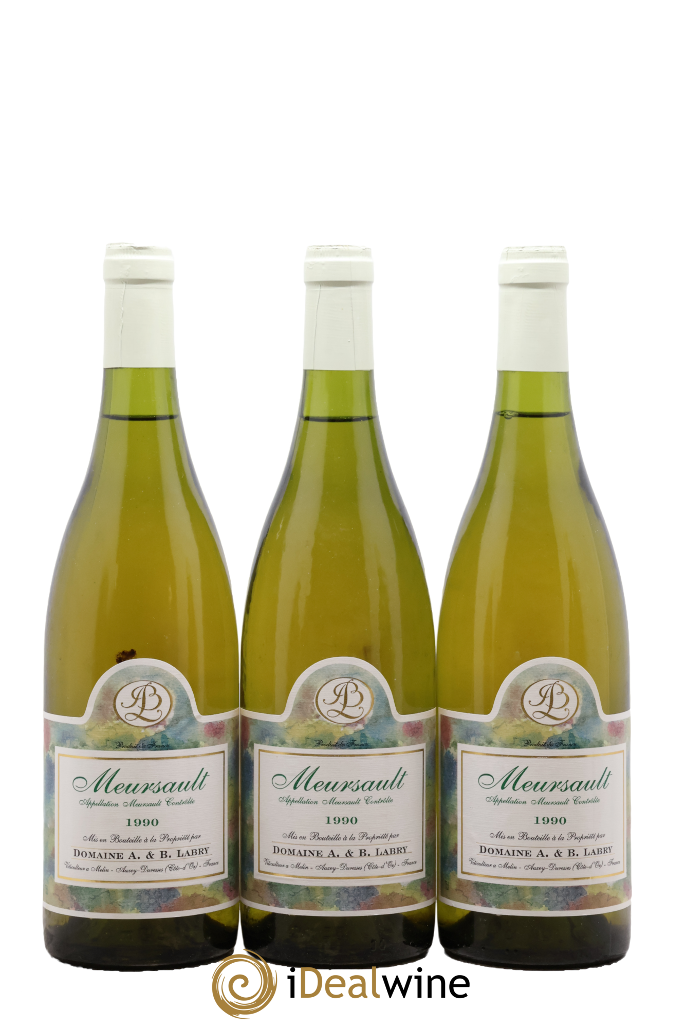 Meursault Domaine A & B Labry 1990 - Lot de 3 bouteilles - 0