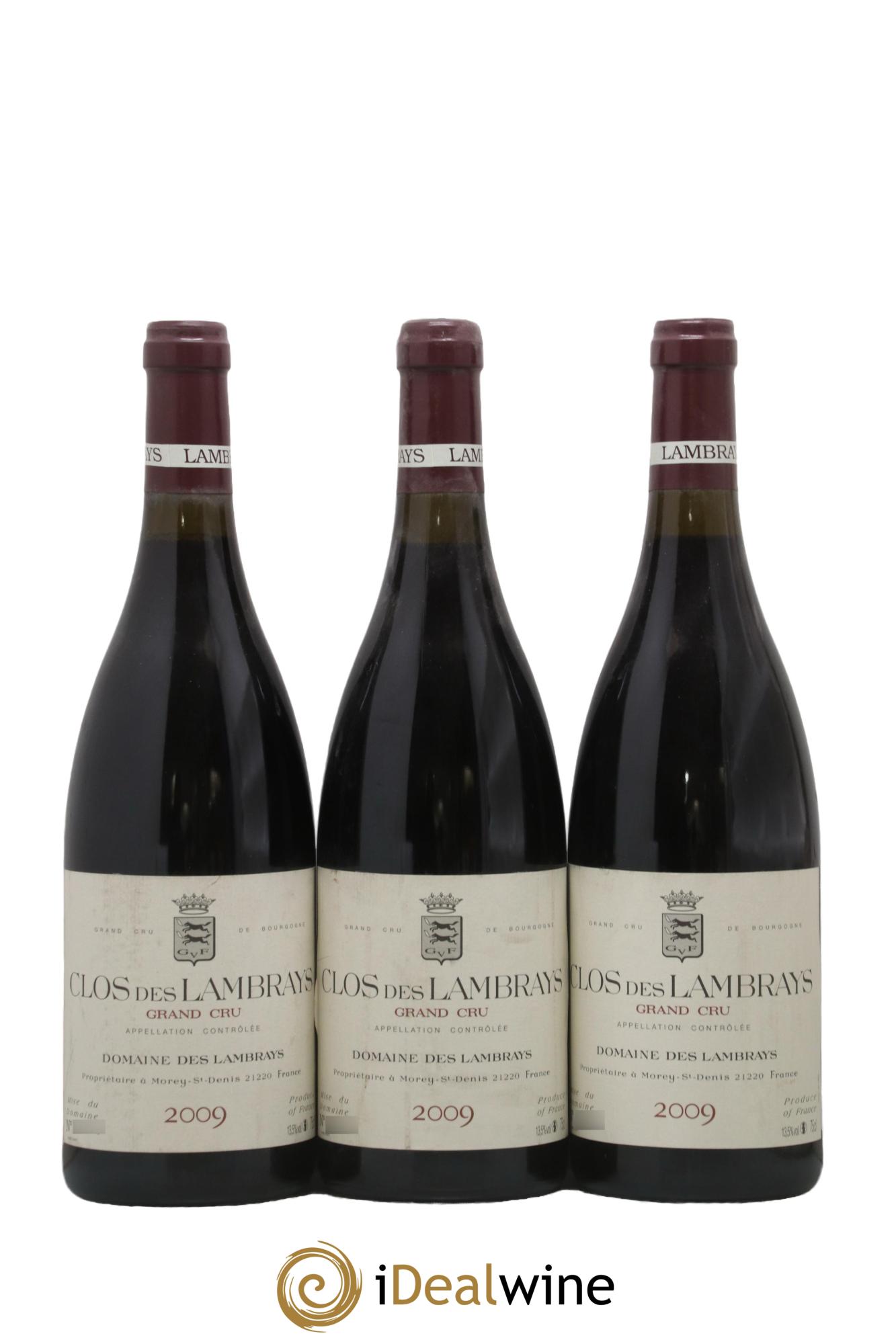 Clos des Lambrays Grand Cru Domaine des Lambrays 2009 - Lot de 3 bouteilles - 0