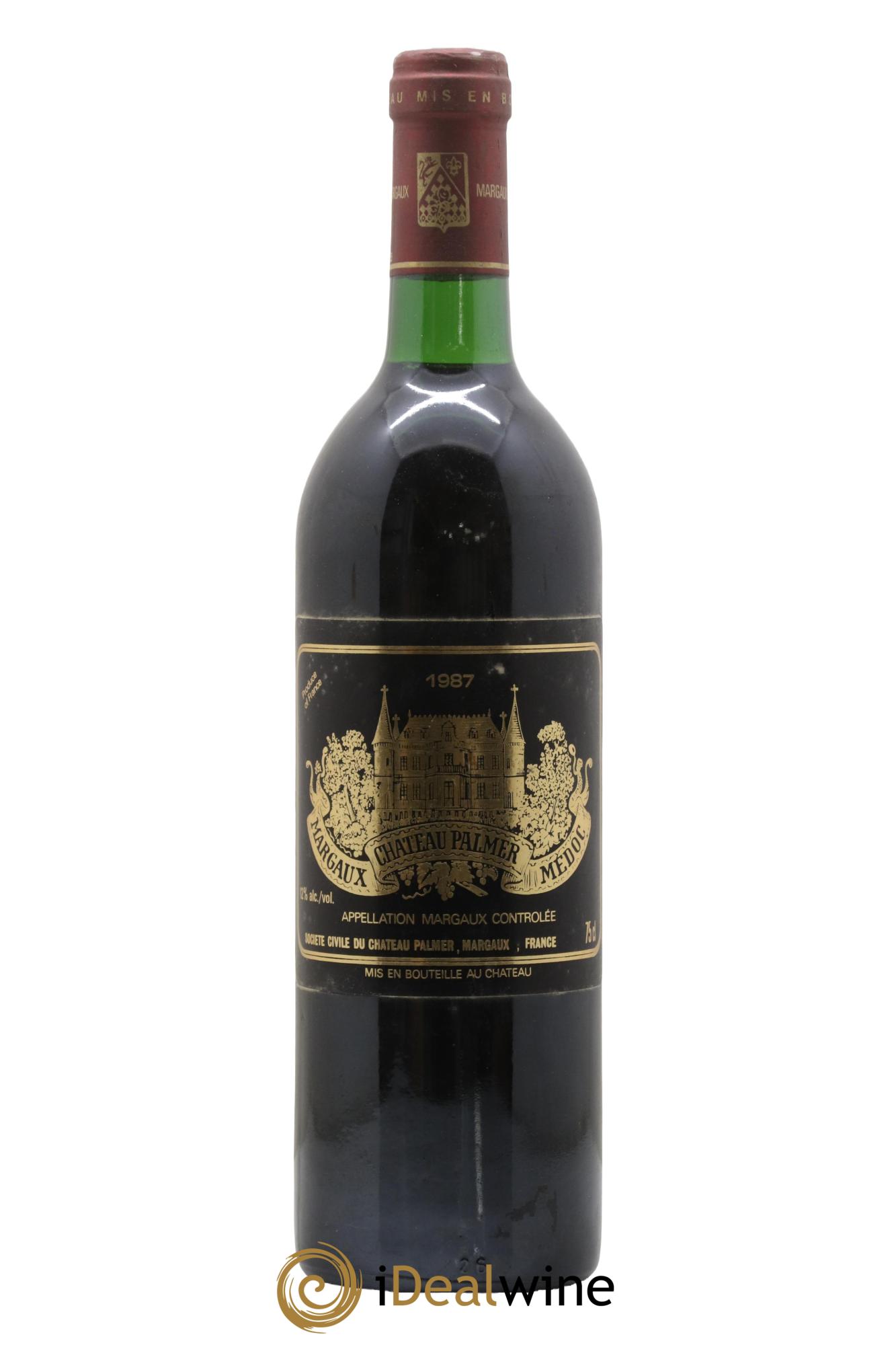 Château Palmer 3ème Grand Cru Classé 1987 - Lot of 1 bottle - 0