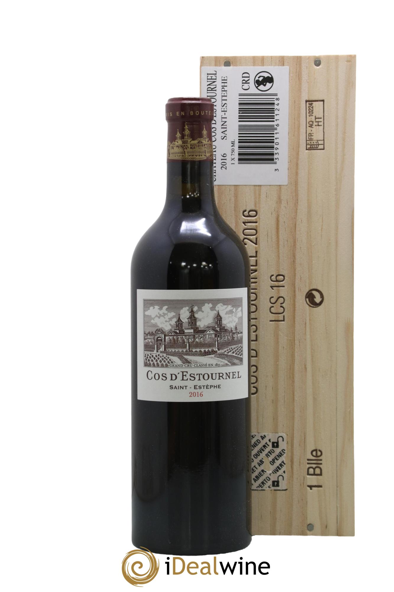Cos d'Estournel 2ème Grand Cru Classé 2016 - Lot of 1 bottle - 0