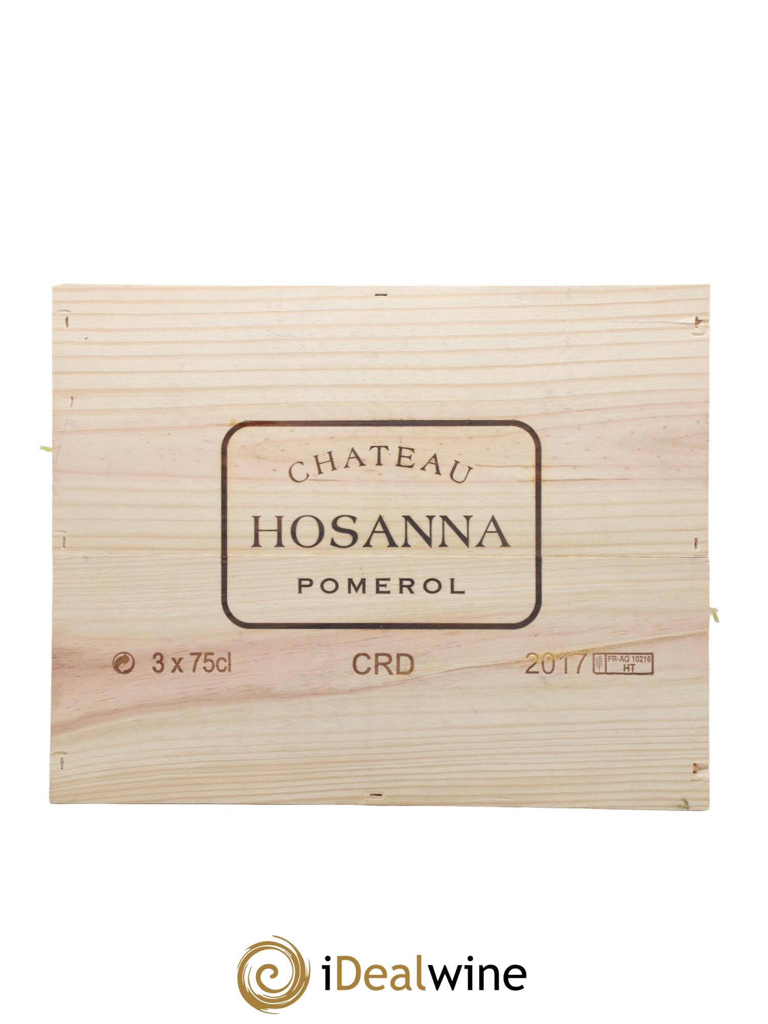 Château Hosanna 2017 - Lot de 3 bouteilles - 1