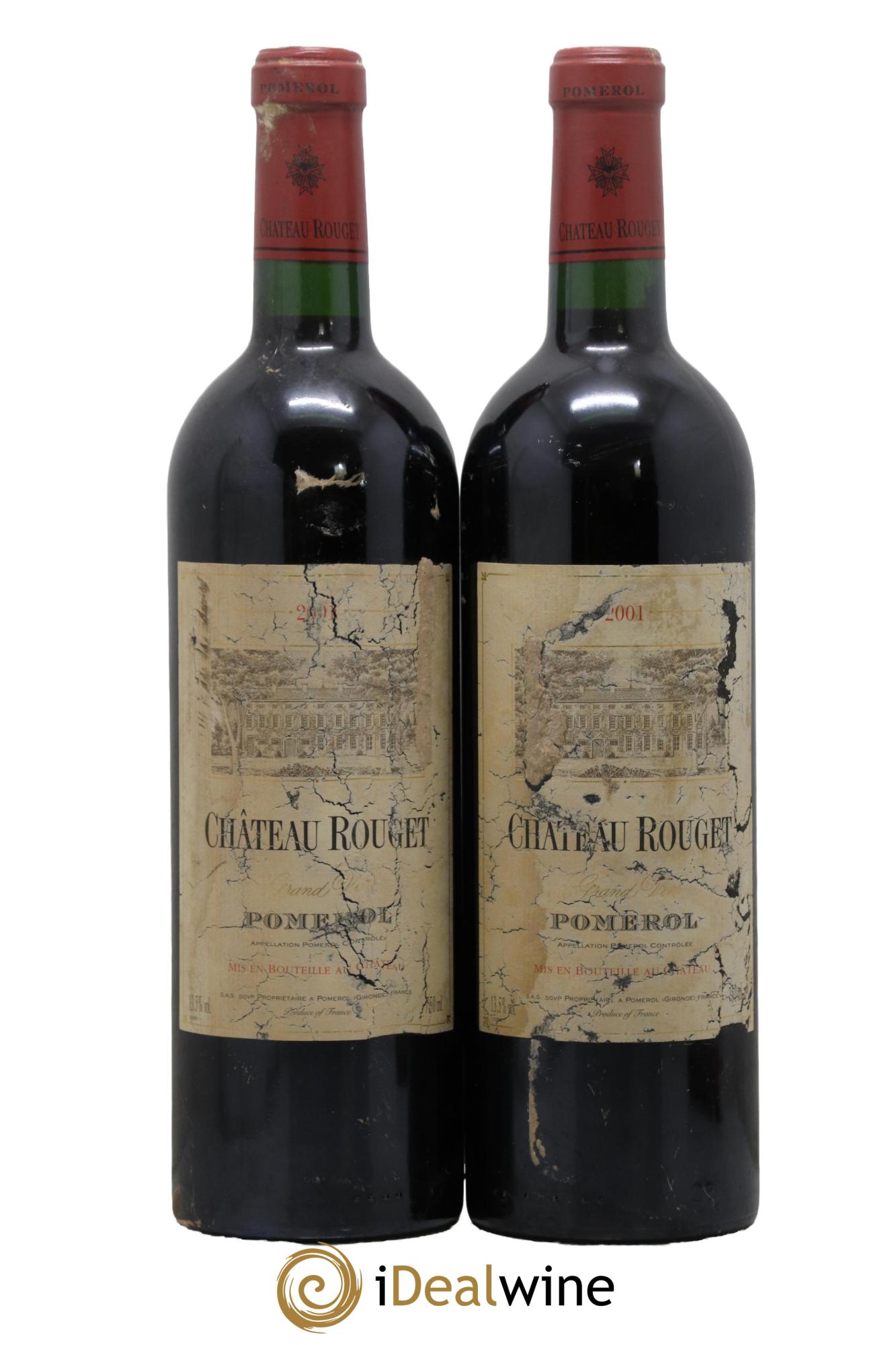 Château Rouget 2001 - Lot of 2 bottles - 0