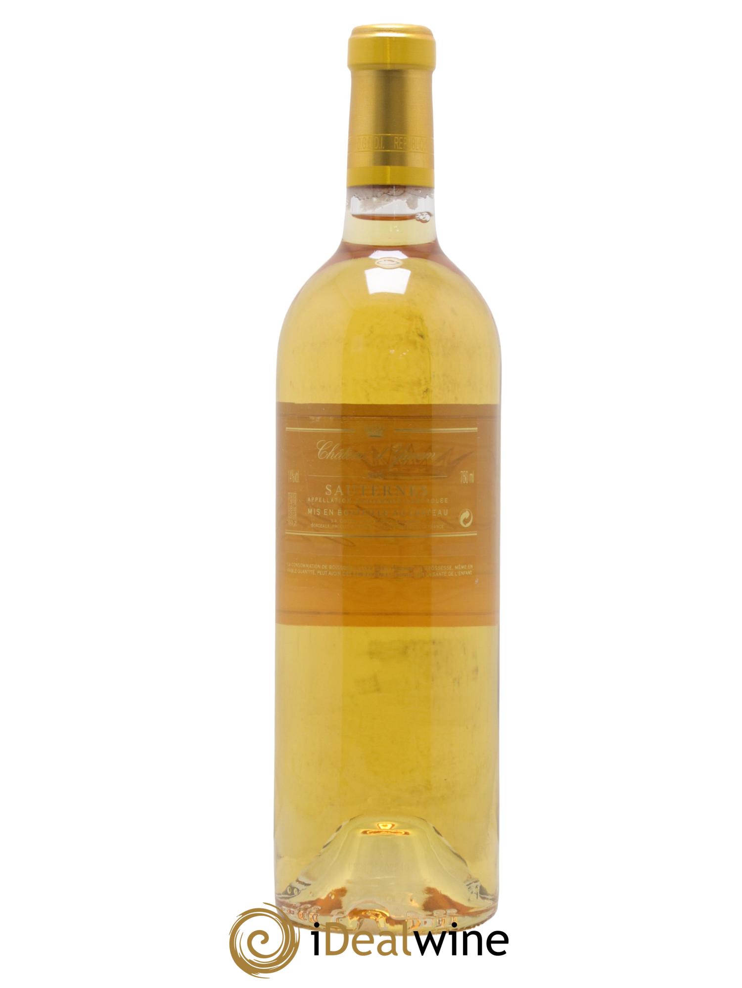 Château d' Yquem 1er Cru Classé Supérieur 2011 - Lot de 1 bouteille - 1