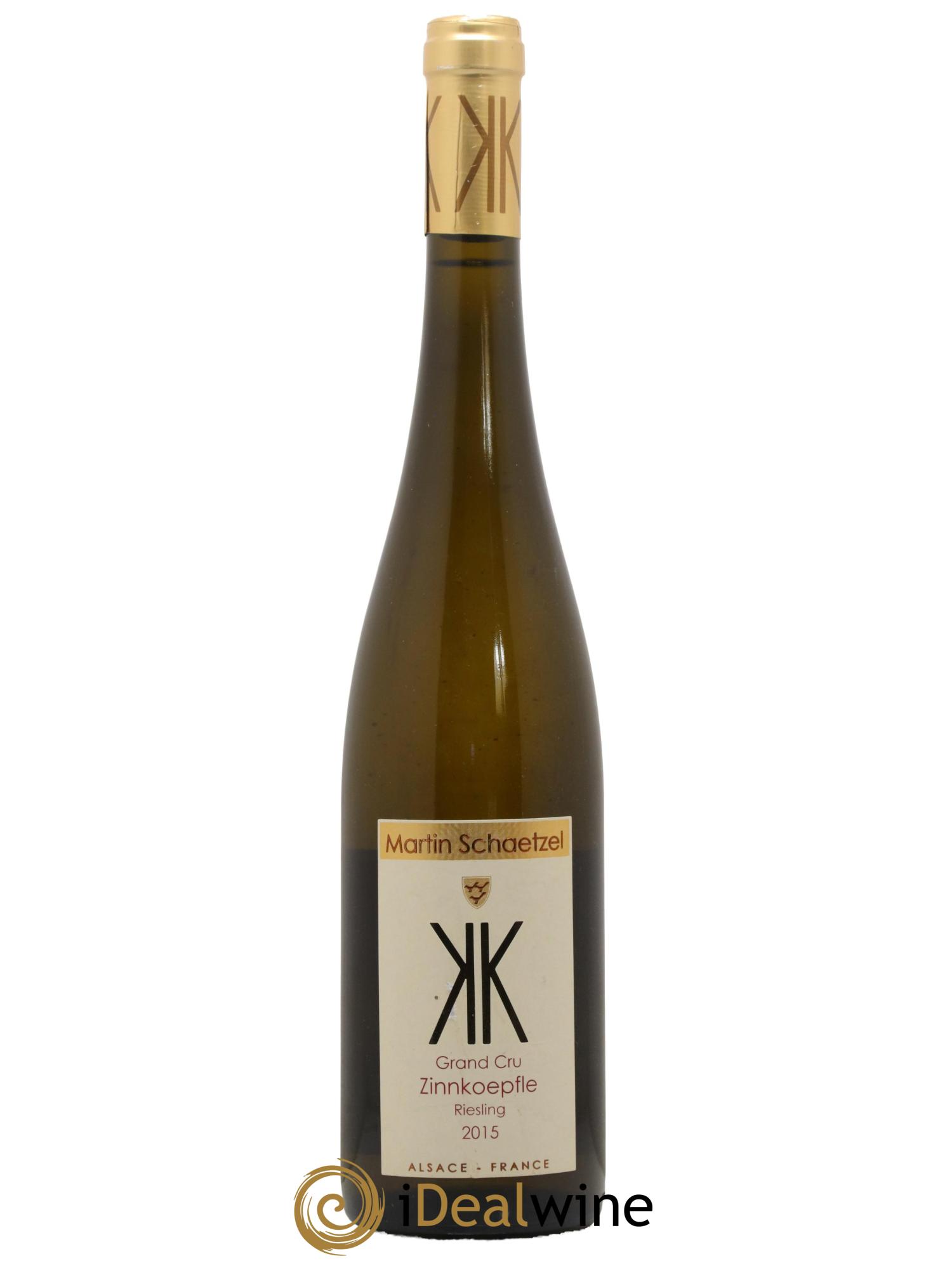 Alsace Riesling Grand Cru Zinnkoepflé Domaine Martin Chaetzel 2015 - Lot de 1 bouteille - 0