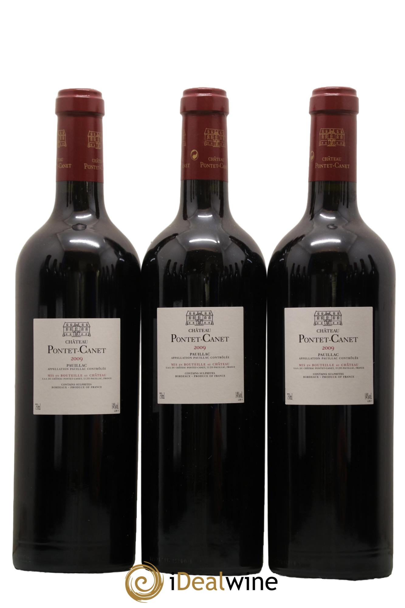Château Pontet Canet 5ème Grand Cru Classé 2009 - Lot de 12 bouteilles - 2
